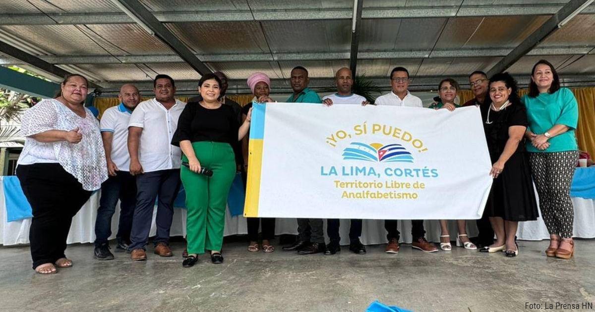 Declaran libre de analfabetismo La Lima y San Francisco de Yojoa
