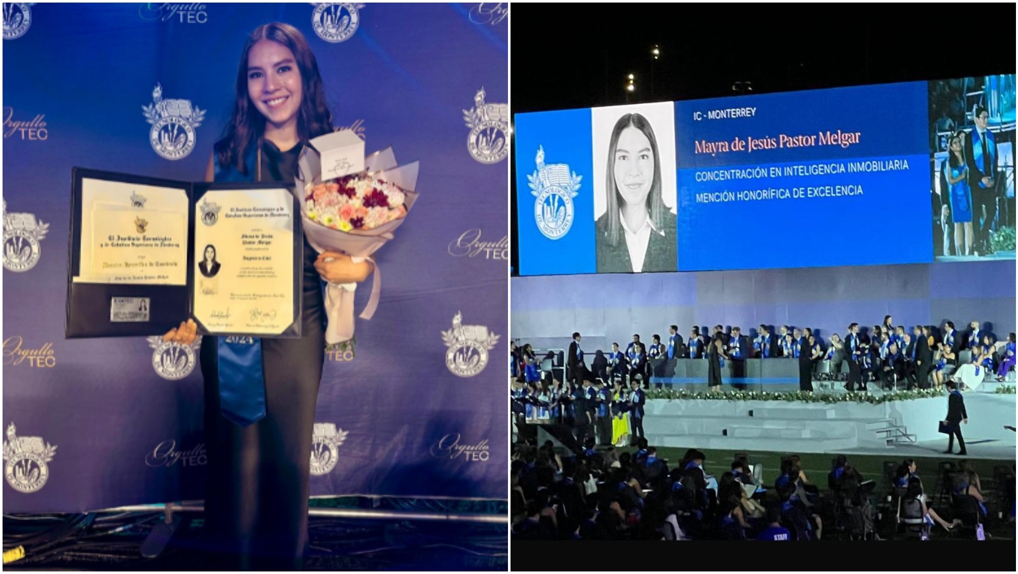 Hondureña se gradúa con honores del Tec Monterrey