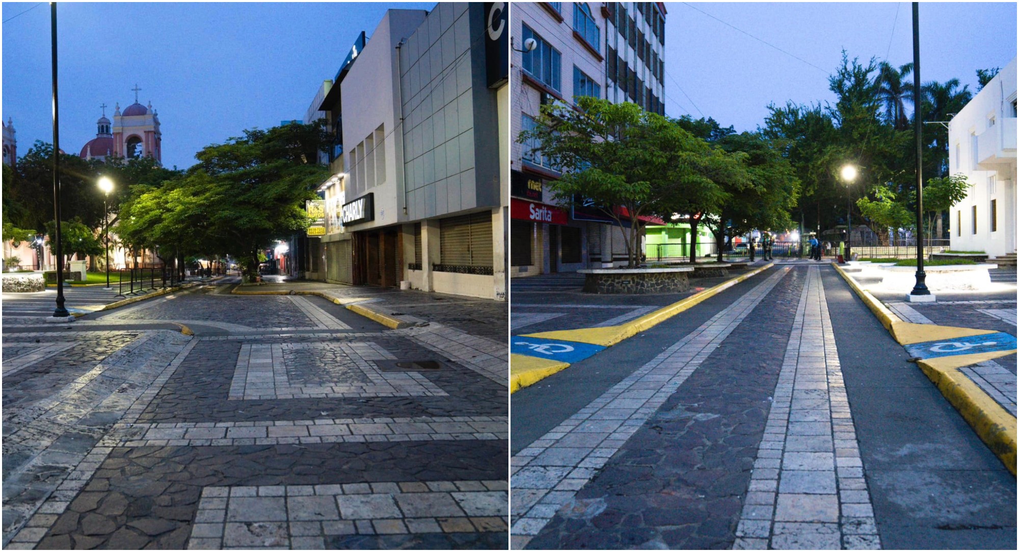 Municipalidad de SPS comienza segunda fase de remodelación en el parque central