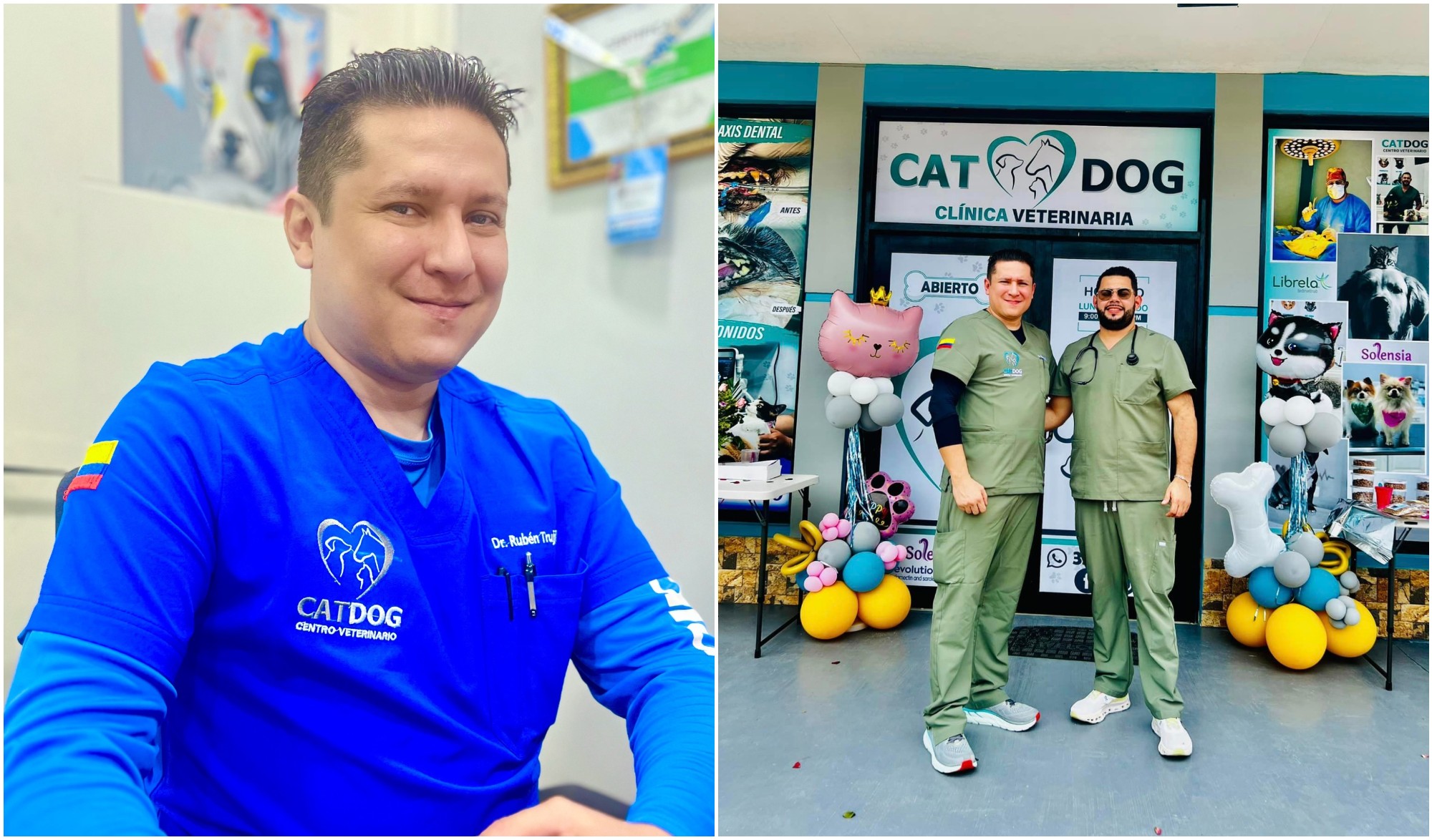 Colombiano abre veterinaria con servicios a bajo costo en Trujillo