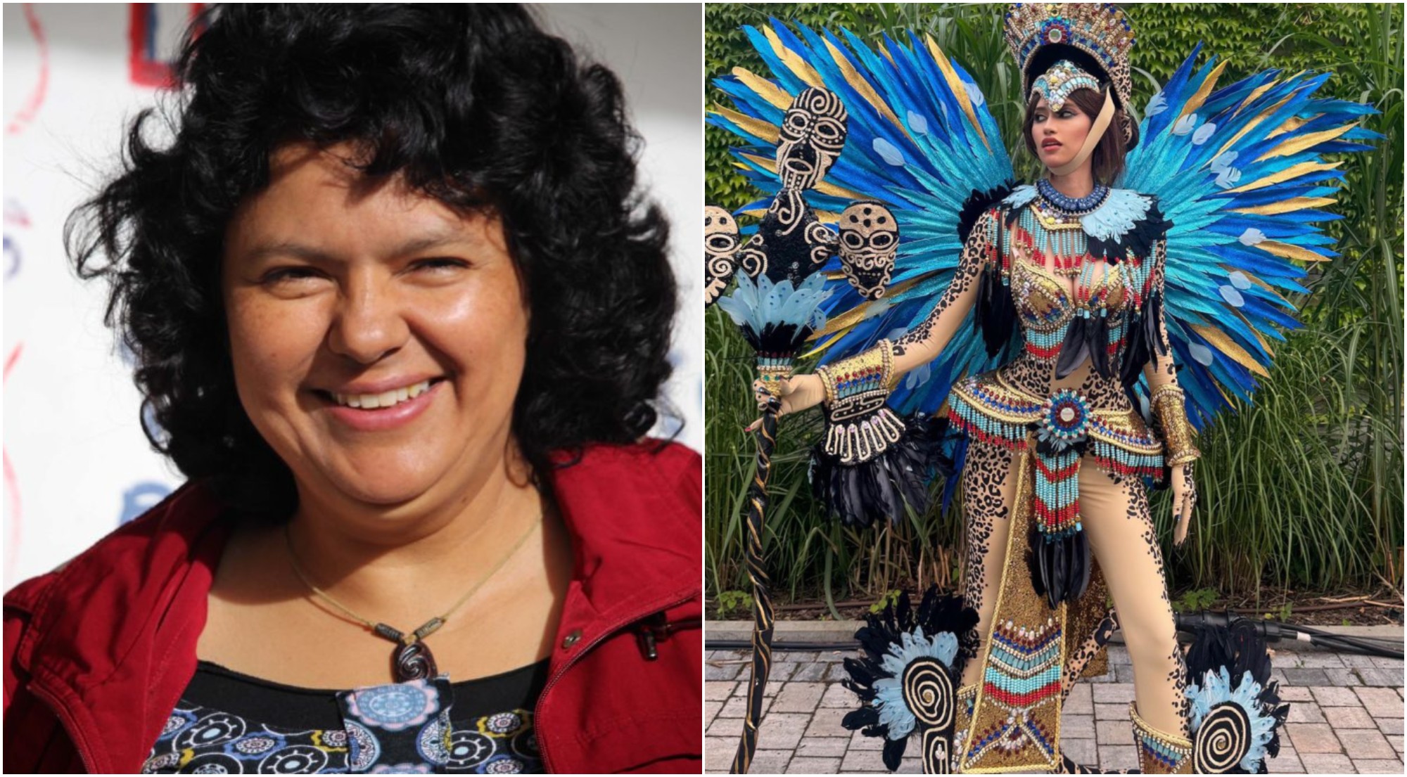 Stephie Morel hace tributo a Berta Cáceres en Miss Supranational