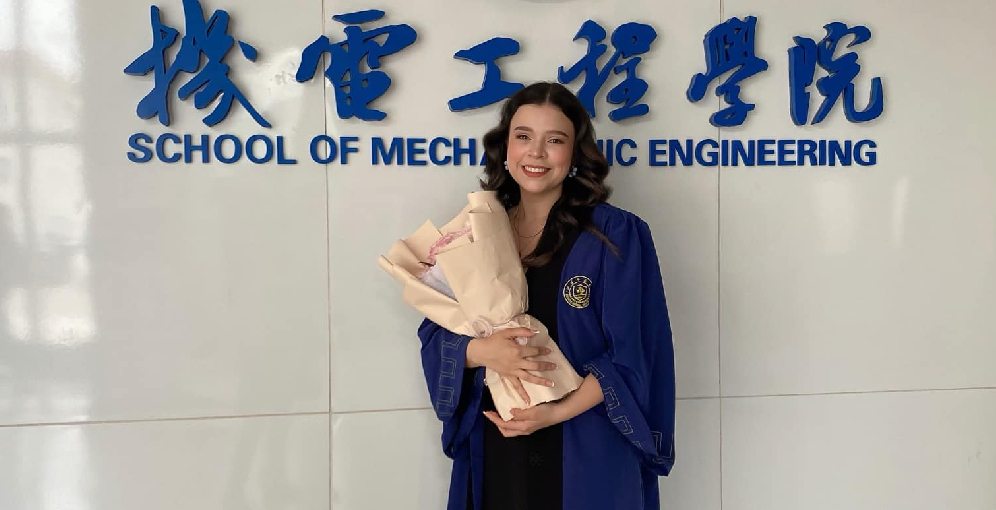 Hondureña se gradúa con honores de la universidad china Jiangsu Normal University