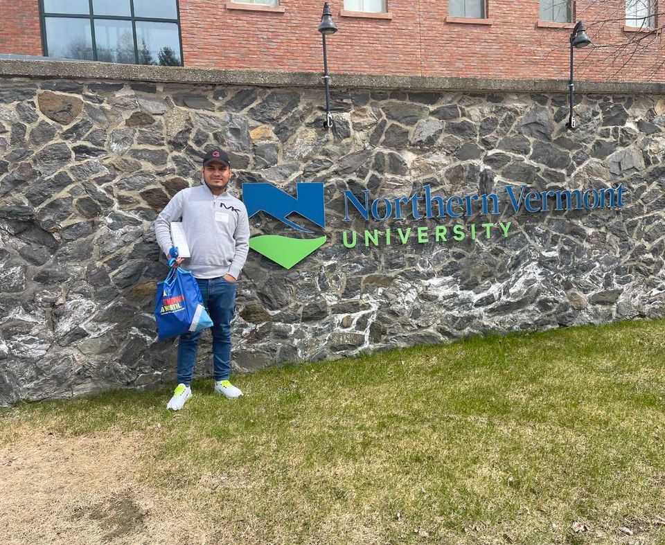 Universidad de Vermont State destaca a hondureño en su lista de honor