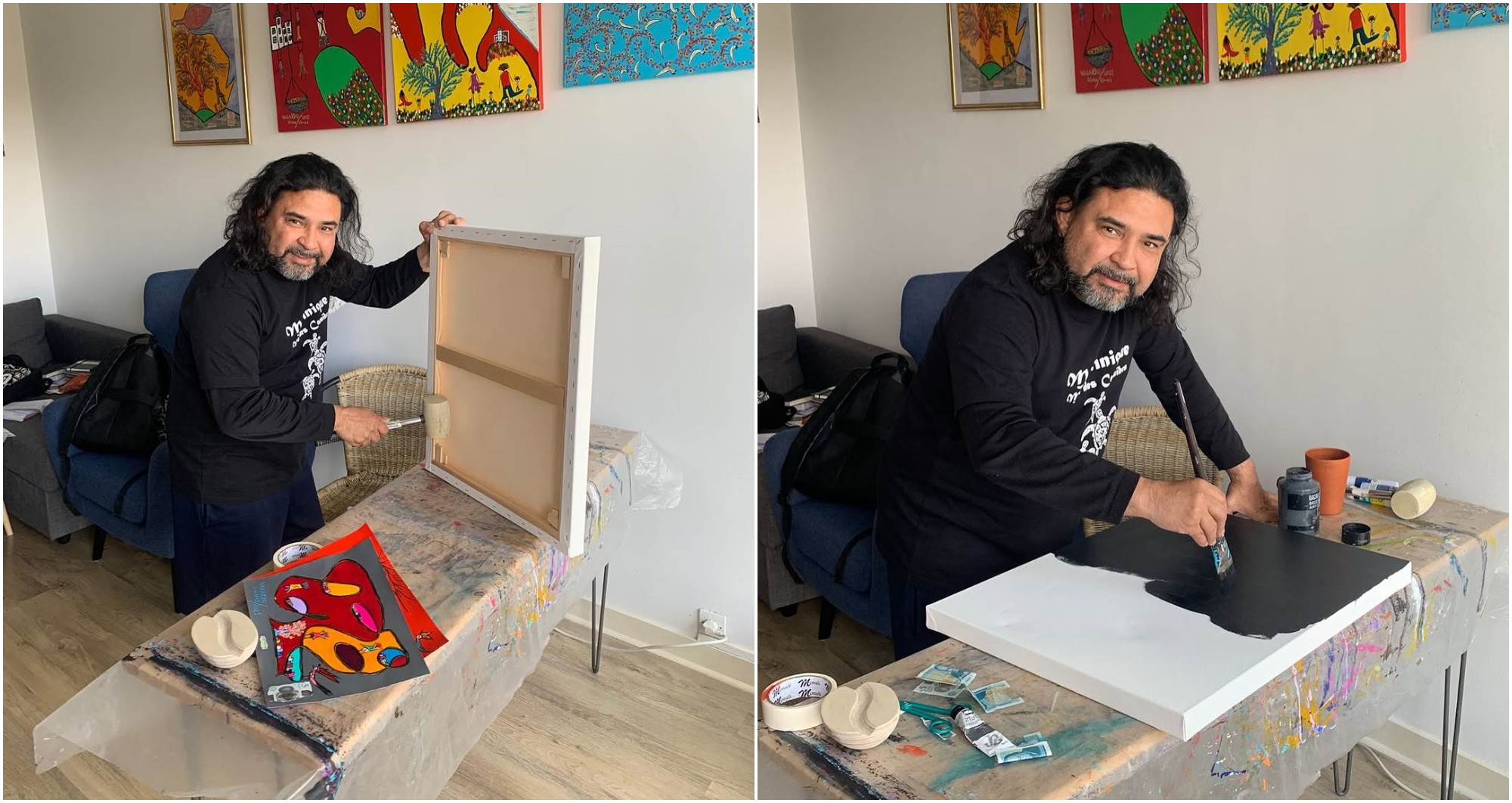 Artista hondureño Jaime Vallardo expondrá su arte en Francia