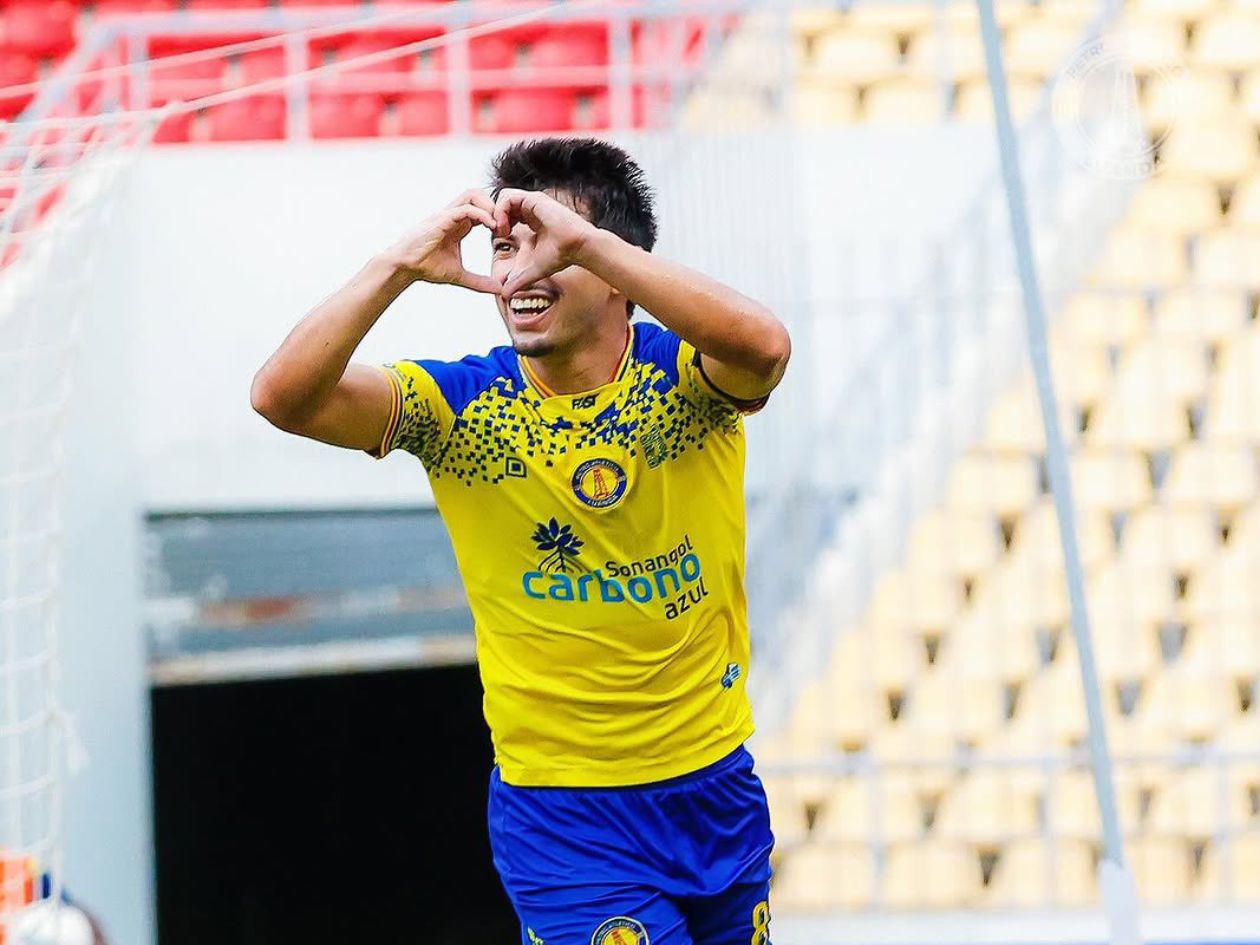 Jonathan Rubio anota su cuarto gol con el Petro en la Girabola de Angola