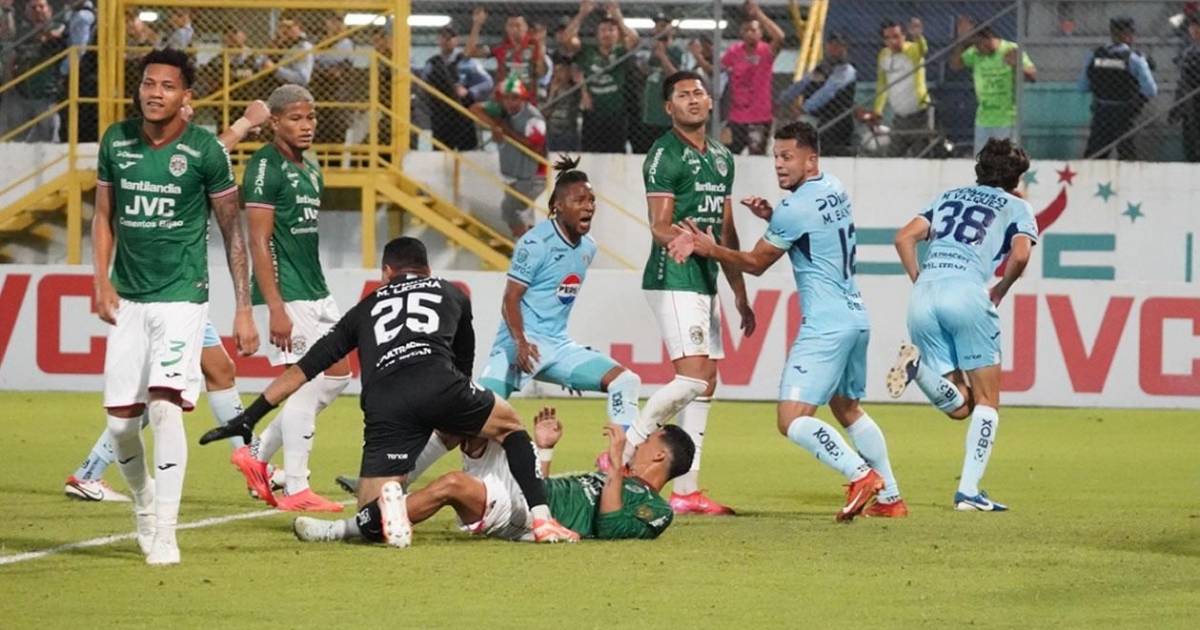 Motagua rescata empate sobre la hora a Marathón en San Pedro Sula