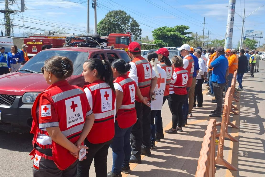 Más de 3 mil voluntarios de la Cruz Roja Hondurña apoyarán en Semana Santa