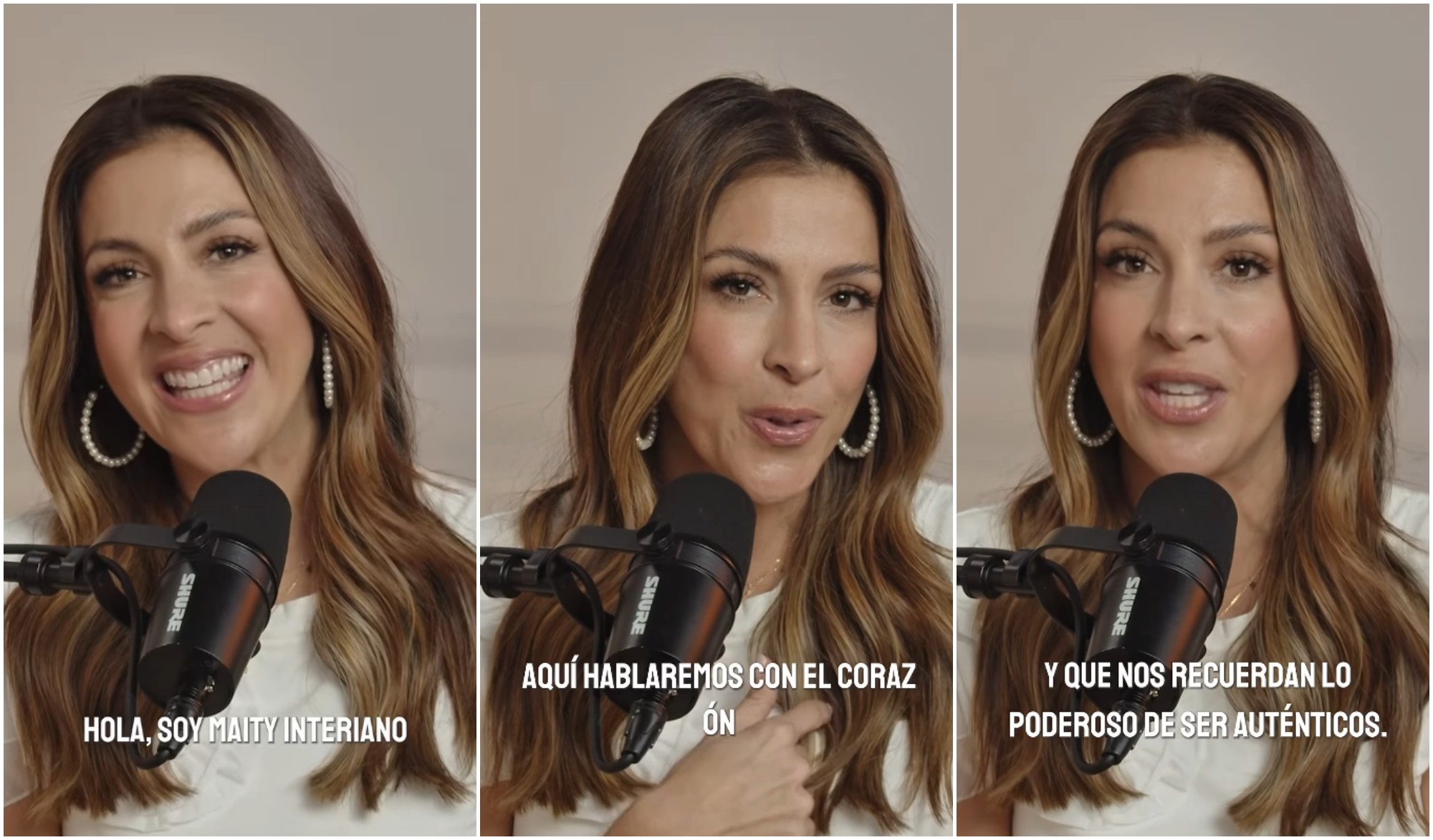 Hondureña destaca con su nuevo podcast «Sencillamente Maity Interiano»