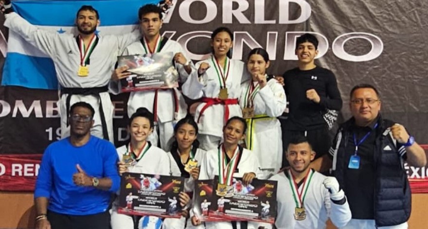 Taekwondo de Honduras obtiene exitosa participación en México