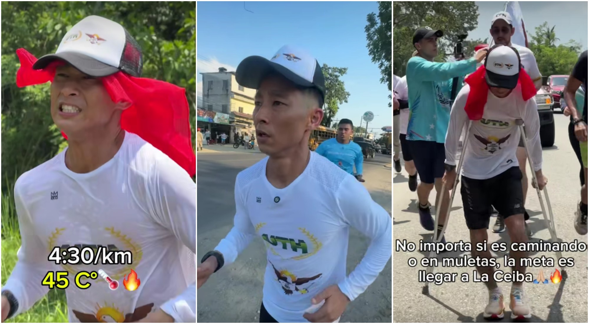 Shin Fujiyama continúa su nuevo reto de 225 km con muletas