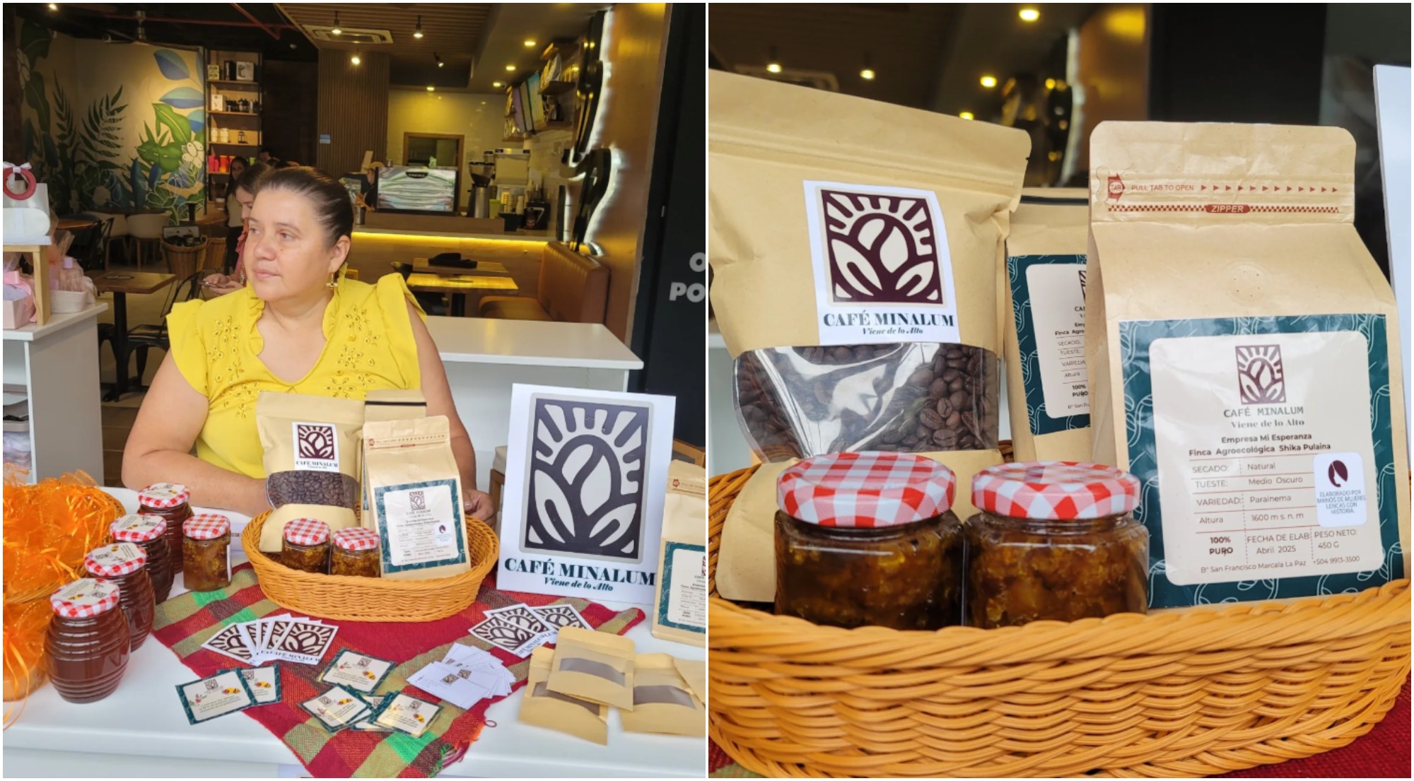 Hondureña comenzó vendiendo café para pagar los estudios de su hija y ahora es un éxito