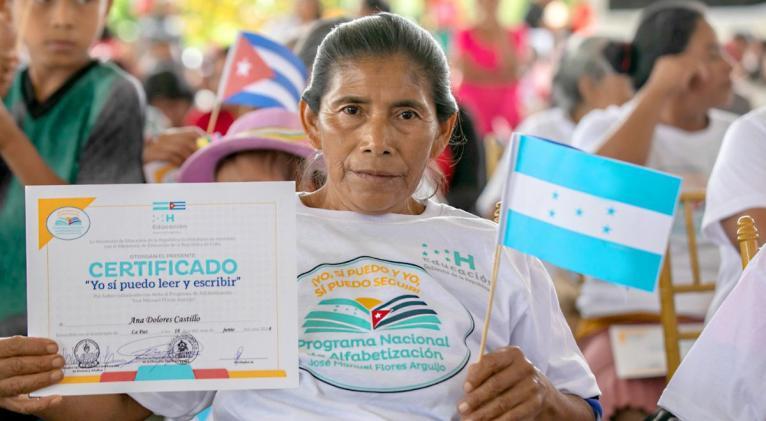 Honduras se encuntra cerca de declararse país libre de analfabetismo