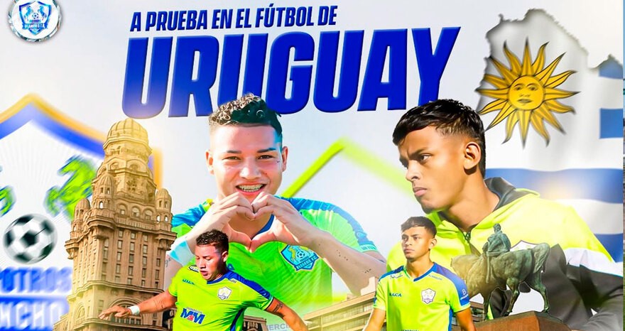 Potros de Olancho FC manda a dos canteranos a prueba en Uruguay