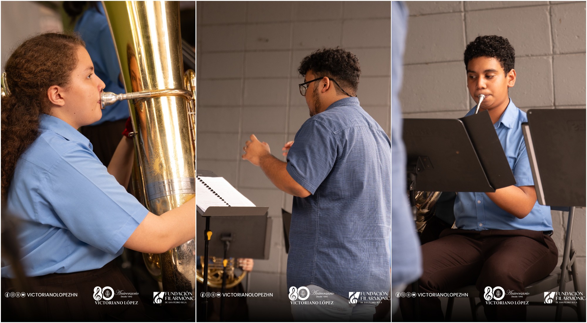 La Victoriano López compra más de 100 instrumentos con ayuda de donaciones