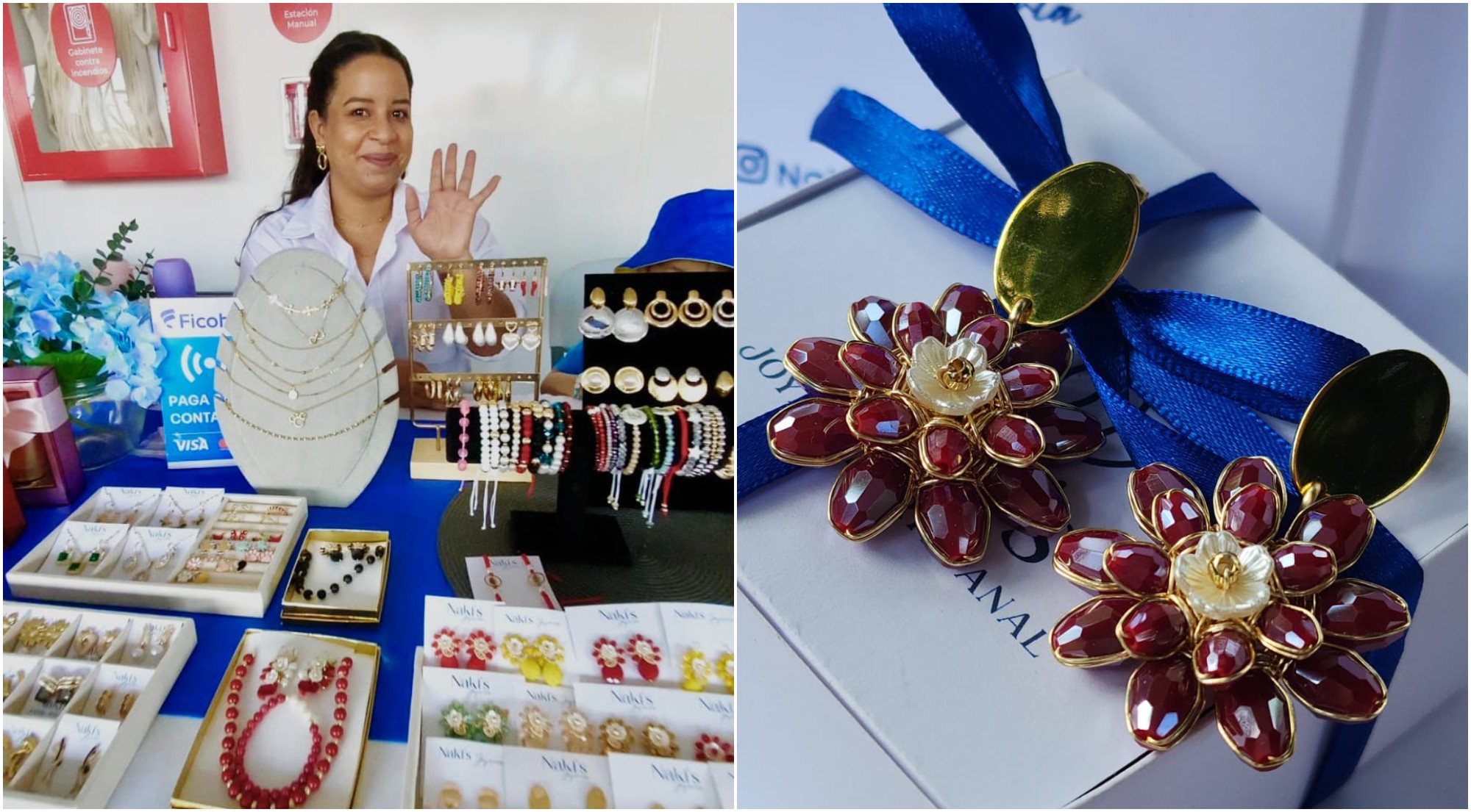 Odontóloga hondureña uso su creatividad para emprender con joyas artesanales