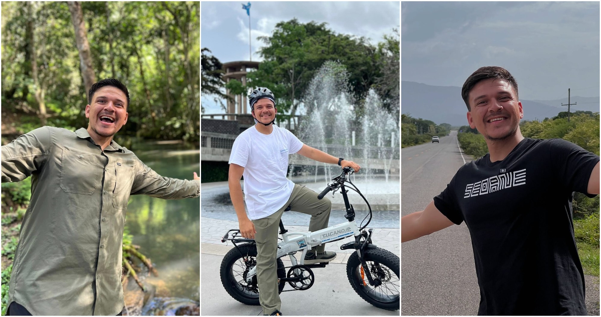 Hondureño está dando la vuelta a Honduras en 20 días
