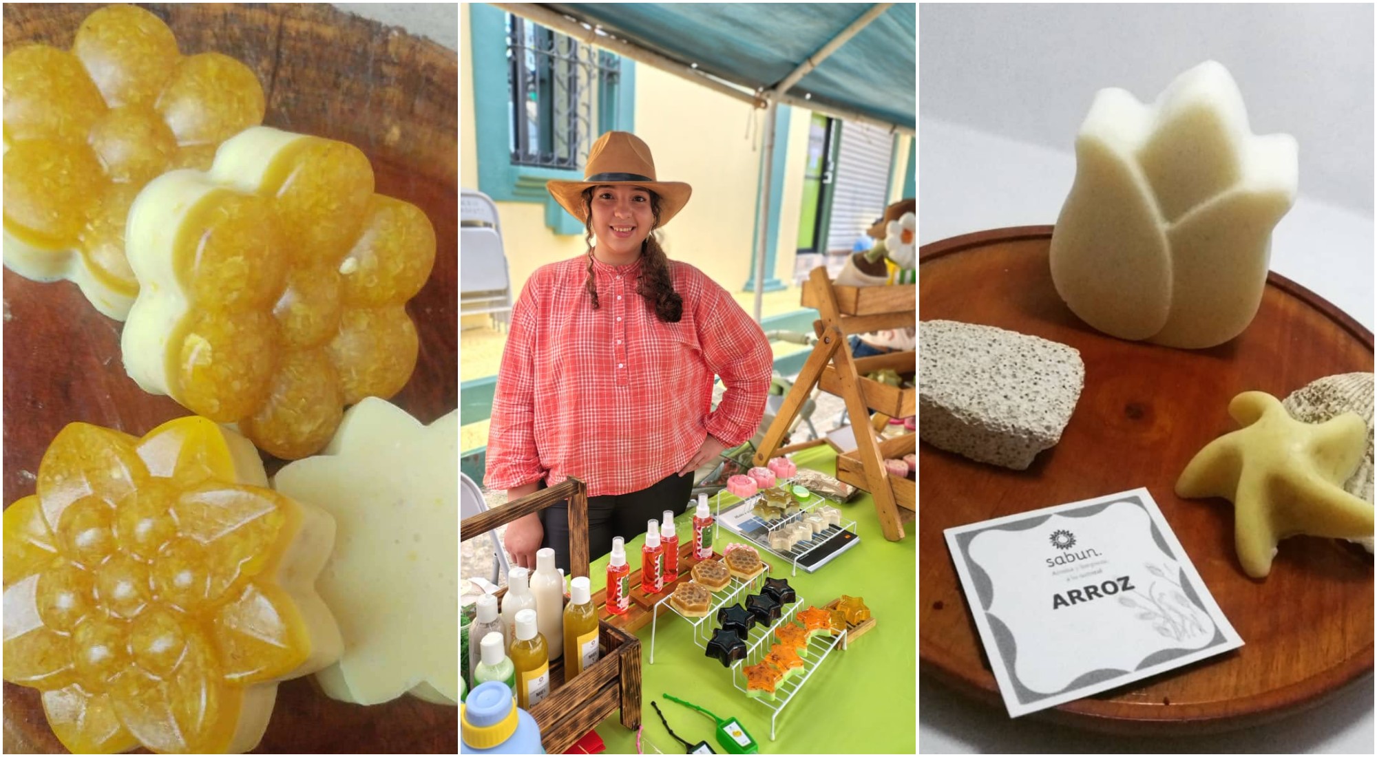 Hondureña emprende con jabones artesanales inspirada en la naturaleza