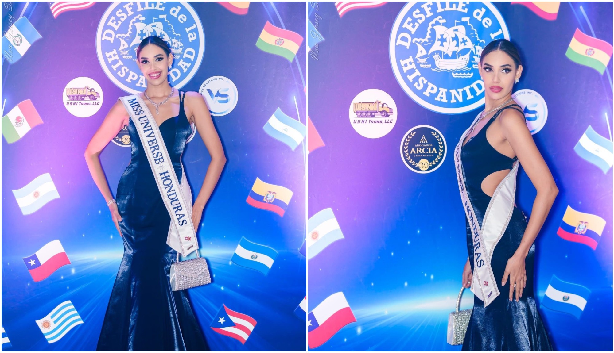 Así lució Miss Honduras en el Desfile de la Hispanidad en Nueva York