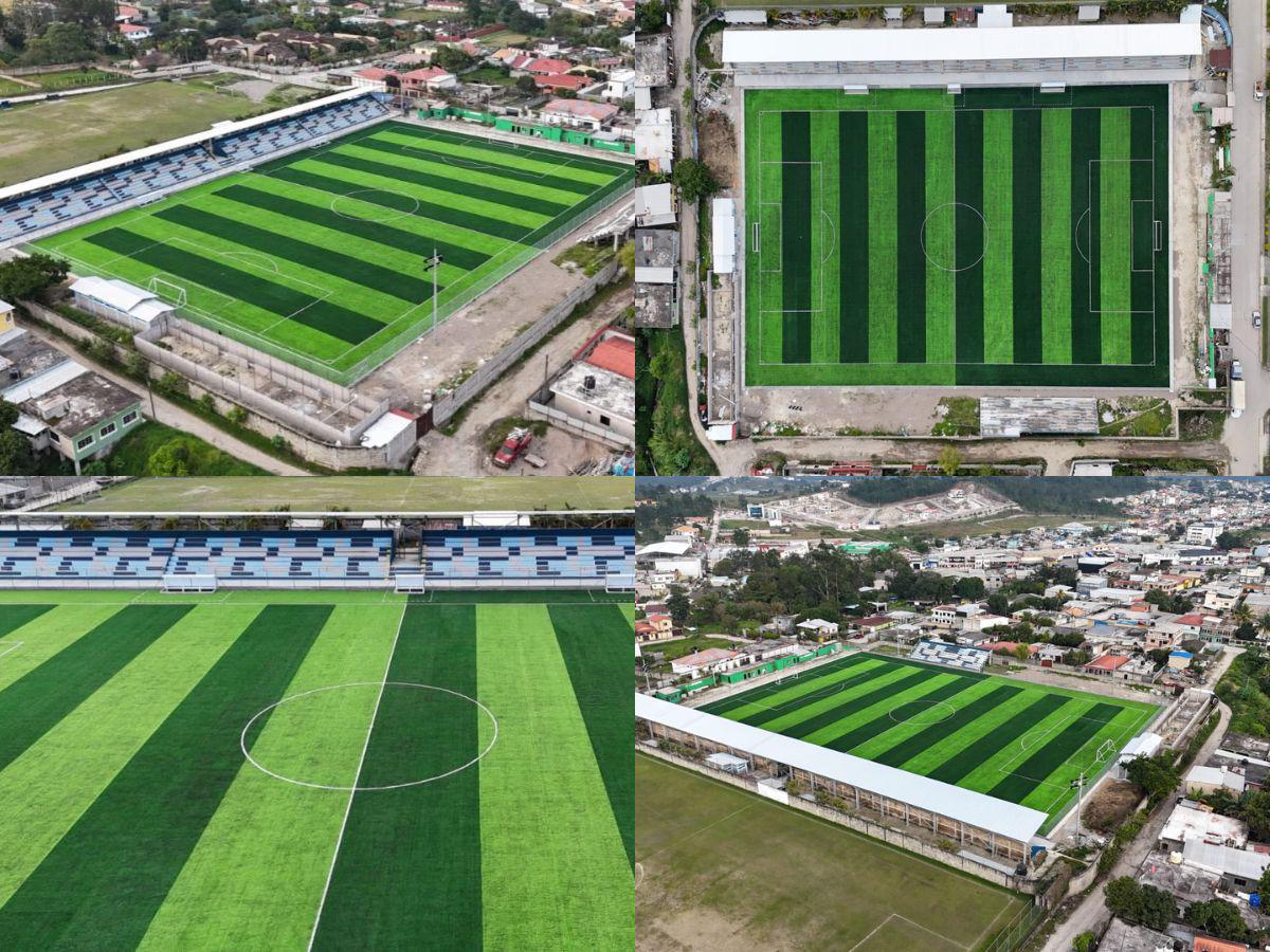 Estadio Sergio Reyes de Santa Rosa de Copán termina su remodelación
