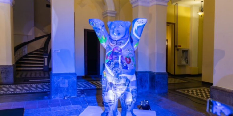 La Embajada Alemana presentó el primer Buddy Bear de Honduras en el MIN