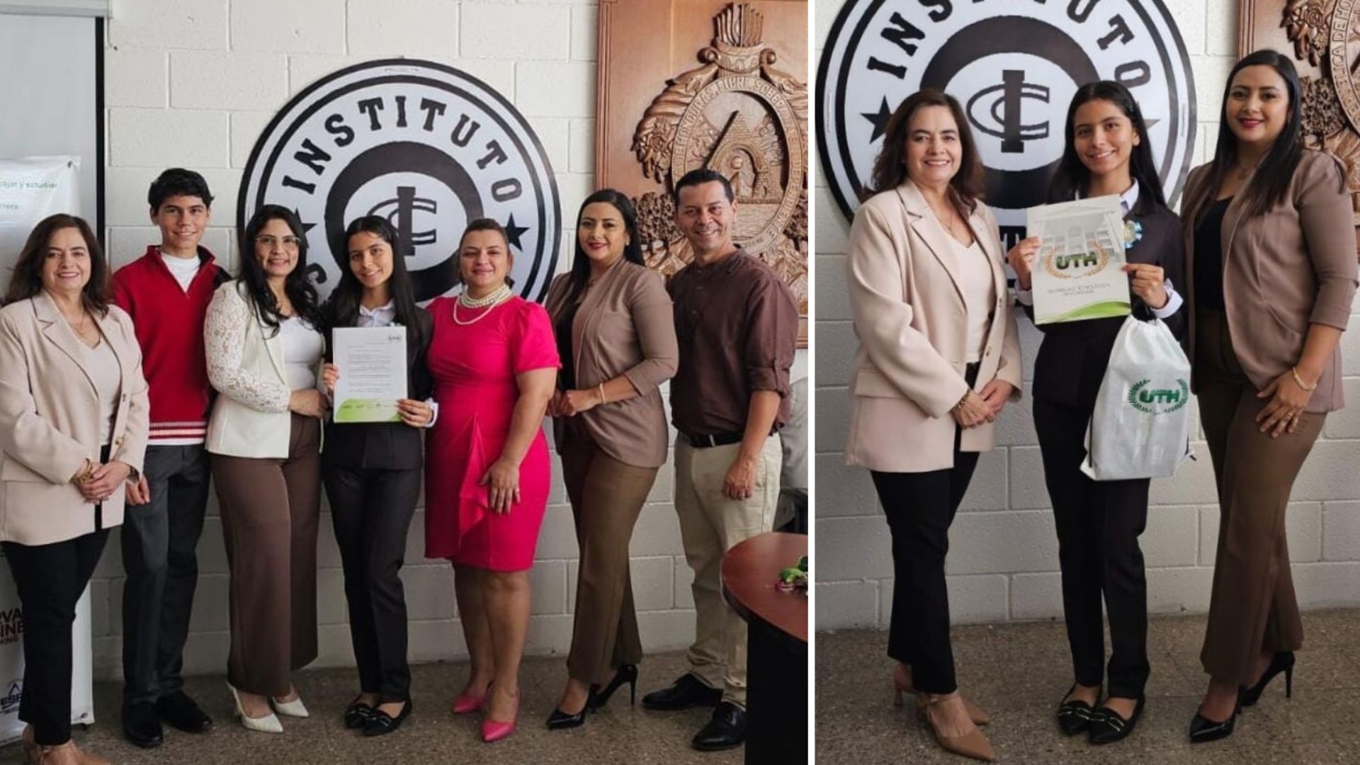 UTH entrega becas a estudiantes destacados de institutos públicos y privados en Honduras