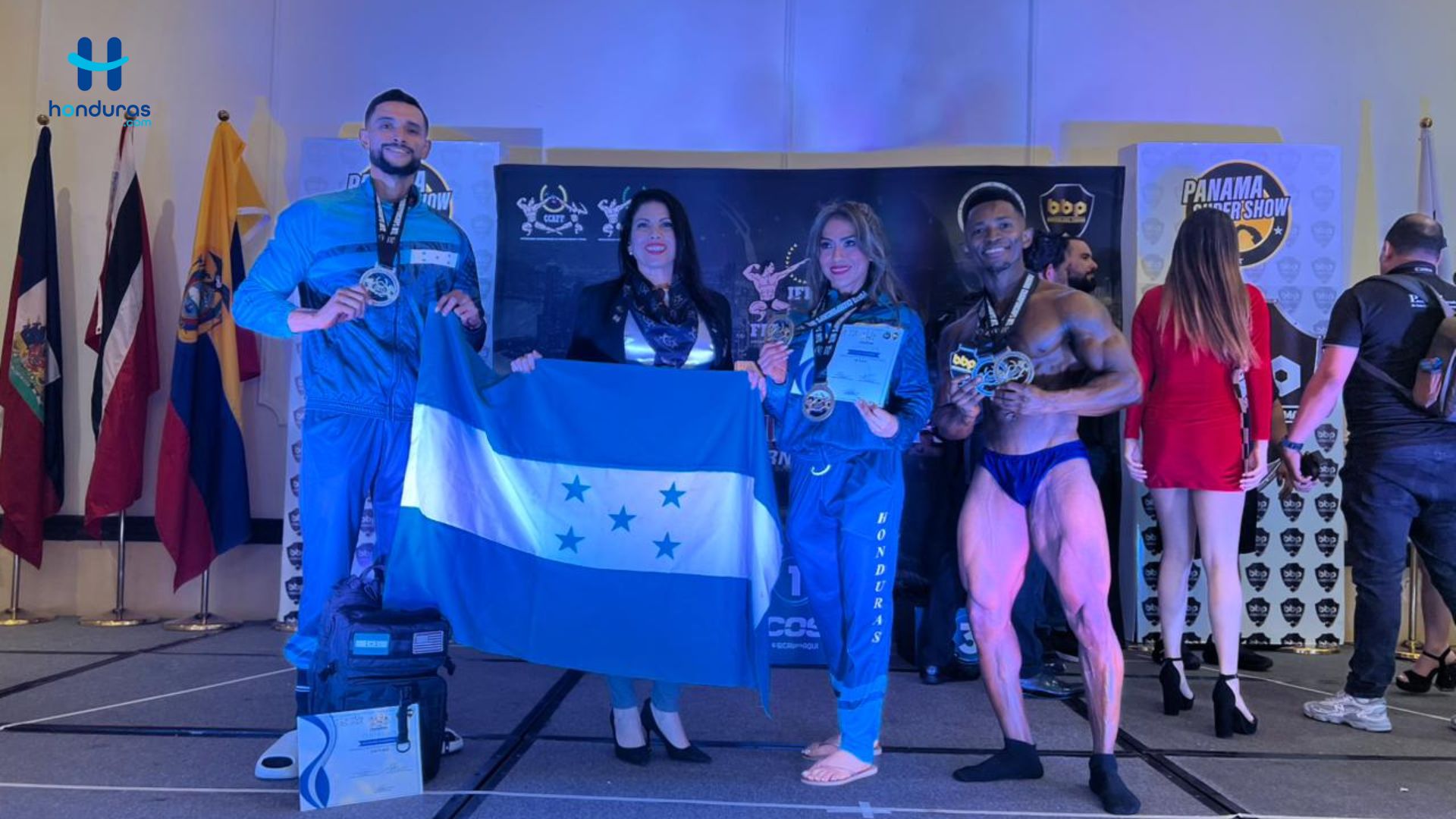 Fisicoculturistas hondureños destacan en Panamá Championship