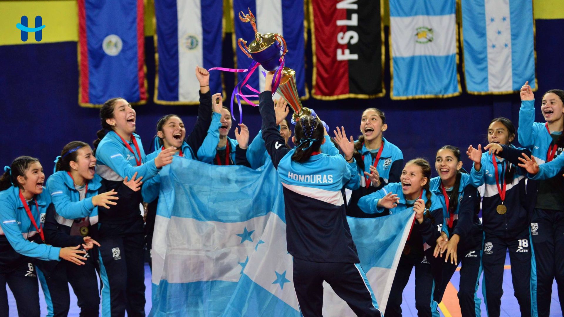 Honduras Campeón centroamericano en el voleibol femenino Sub-15 tras torneo invicto en Nicaragua