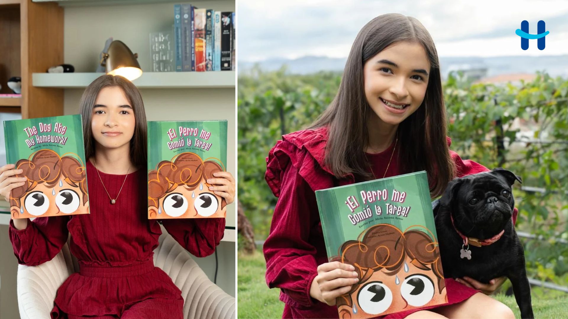 Alicia Azcona Ayuso, de 12 años, presenta  “El perro me comió la tarea”