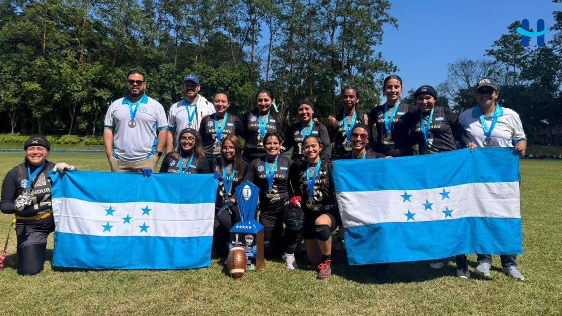 Equipo de Honduras ganó Torneo Internacional Femenino de Flag Football de 4 Naciones