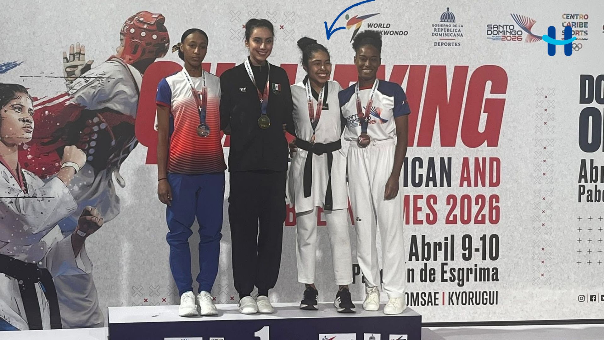 Ashley Almendares gana bronce en taekwondo para Honduras