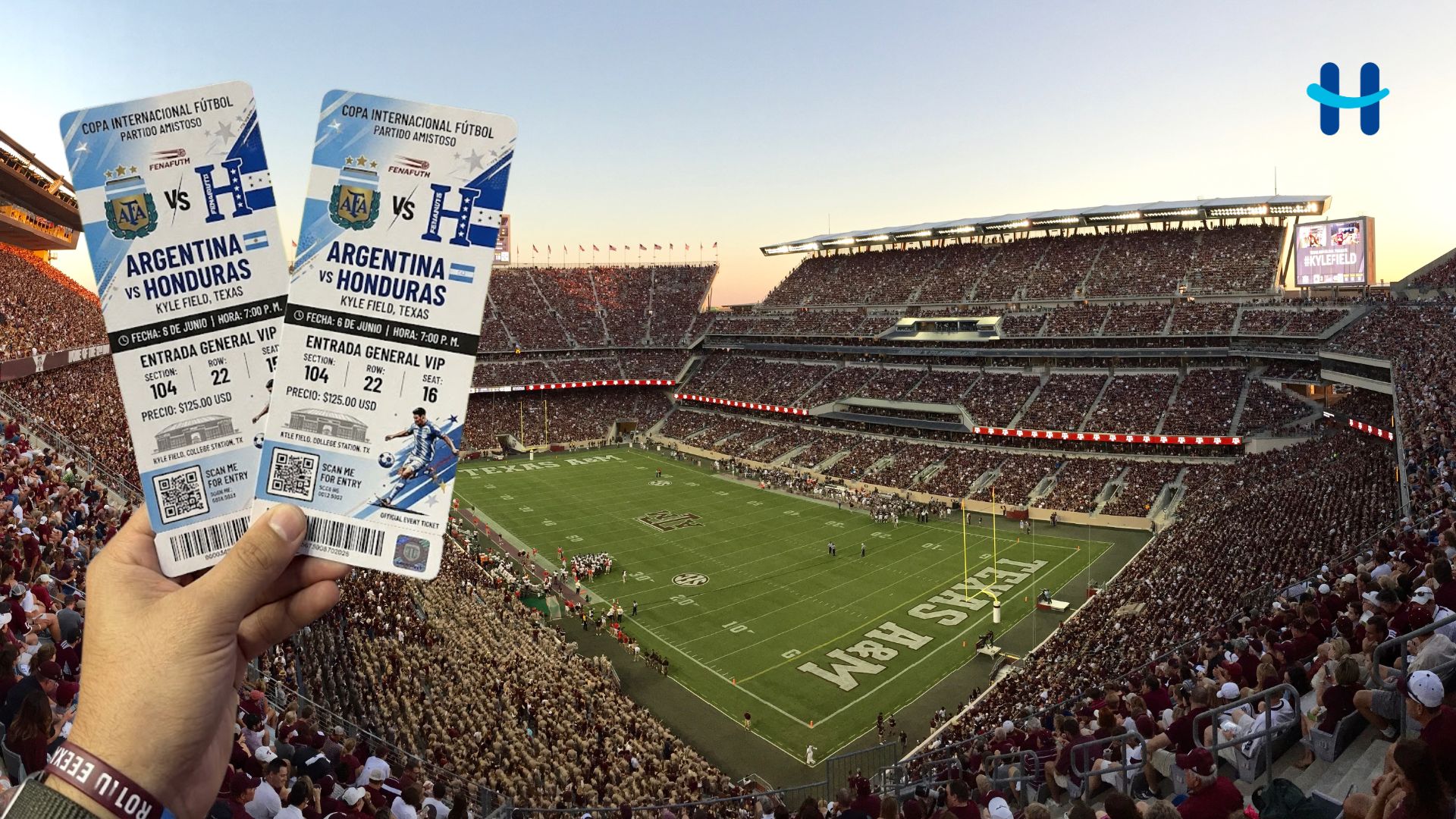Entradas para Honduras vs Argentina en Texas: precios y detalles