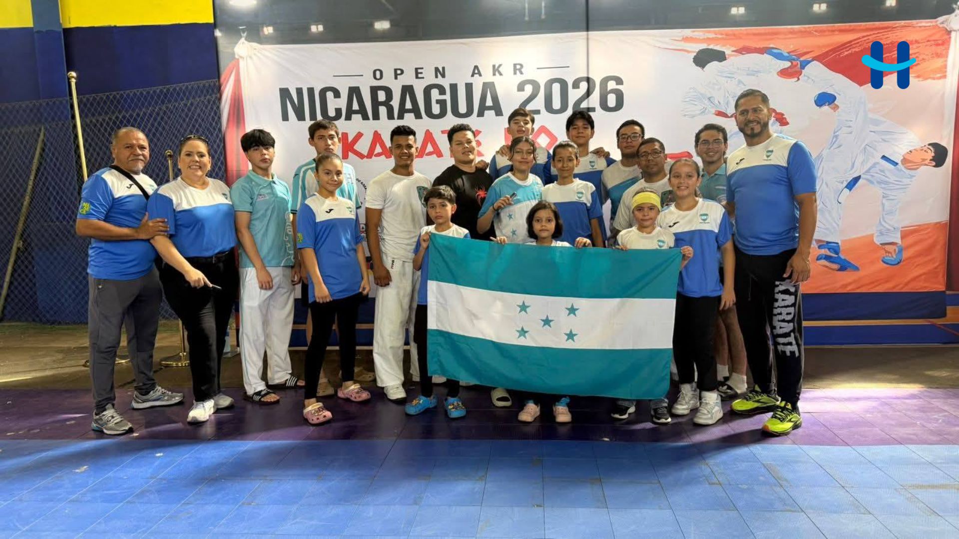 Honduras destaca en el Open AKR de Karate Do en Nicaragua