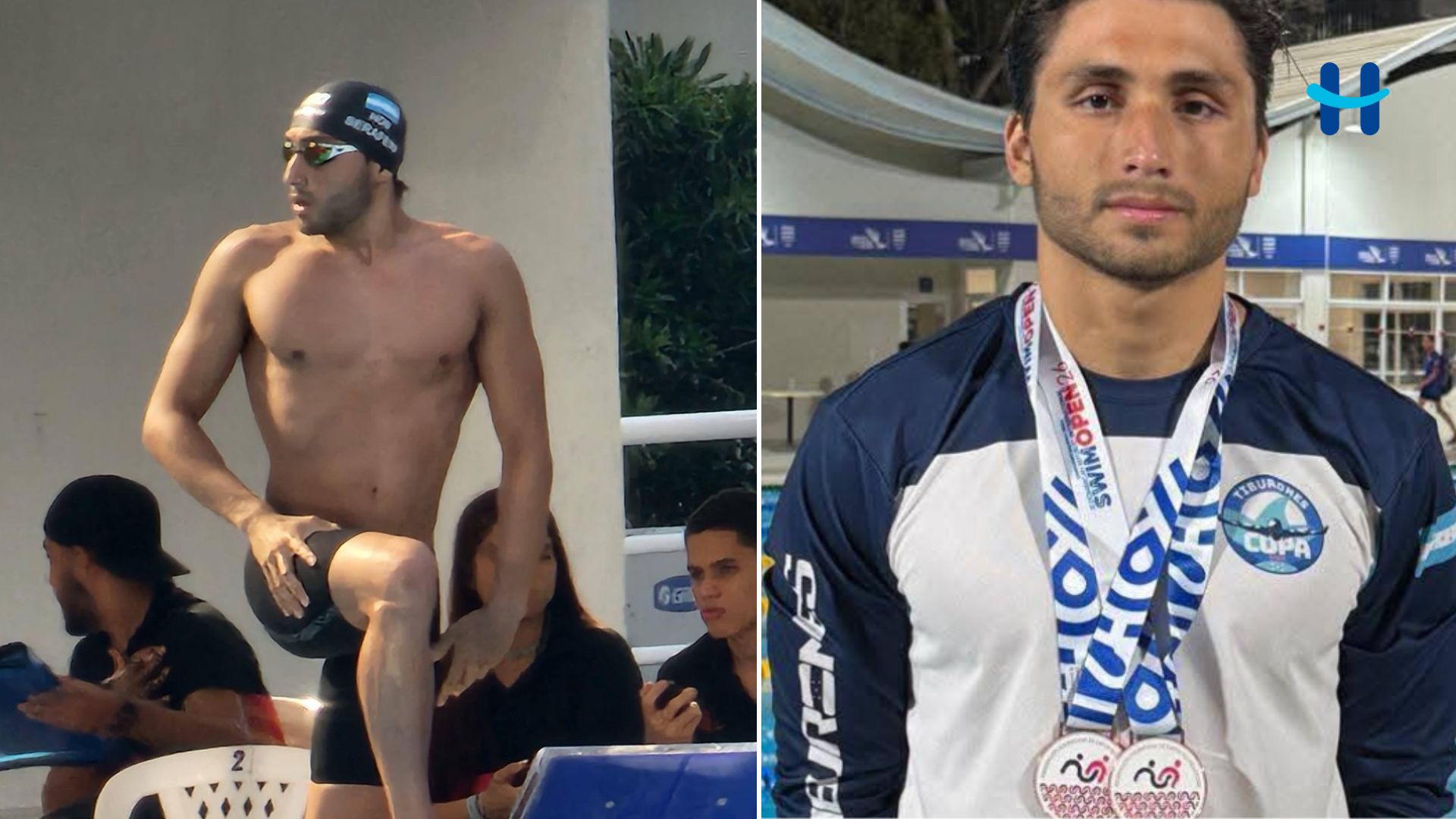 Sebastián Serafeim gana doble bronce en natacion en el Dominican Republic Swim Open 2026.