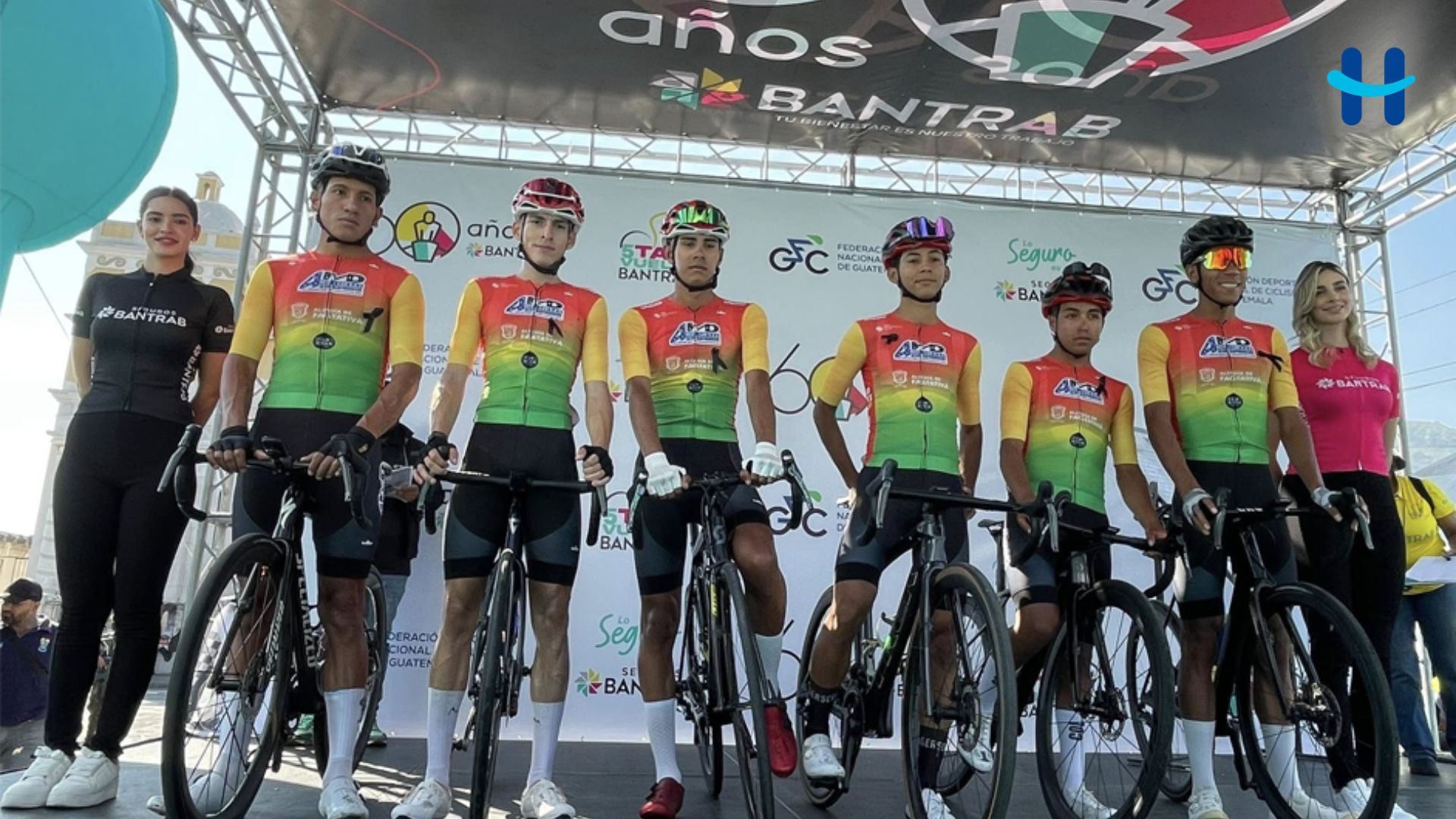 Equipo de ciclismo hondureño debutó como UCI Continental en Guatemala