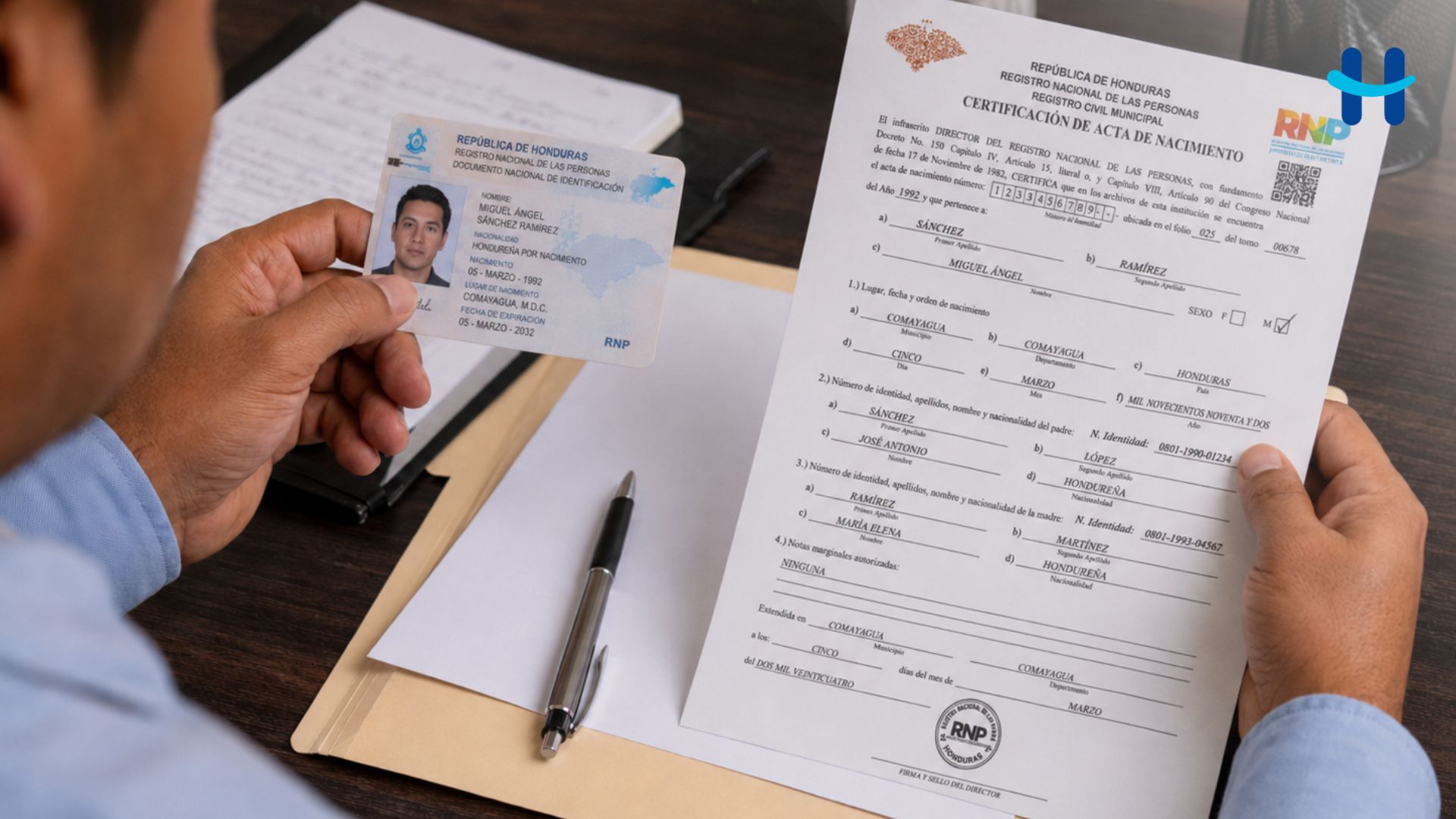 Cómo corregir datos en documentos personales en Honduras
