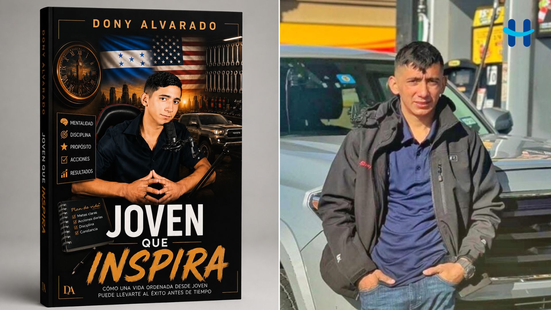 Hondureño en EE. UU. publica libro Joven que inspira