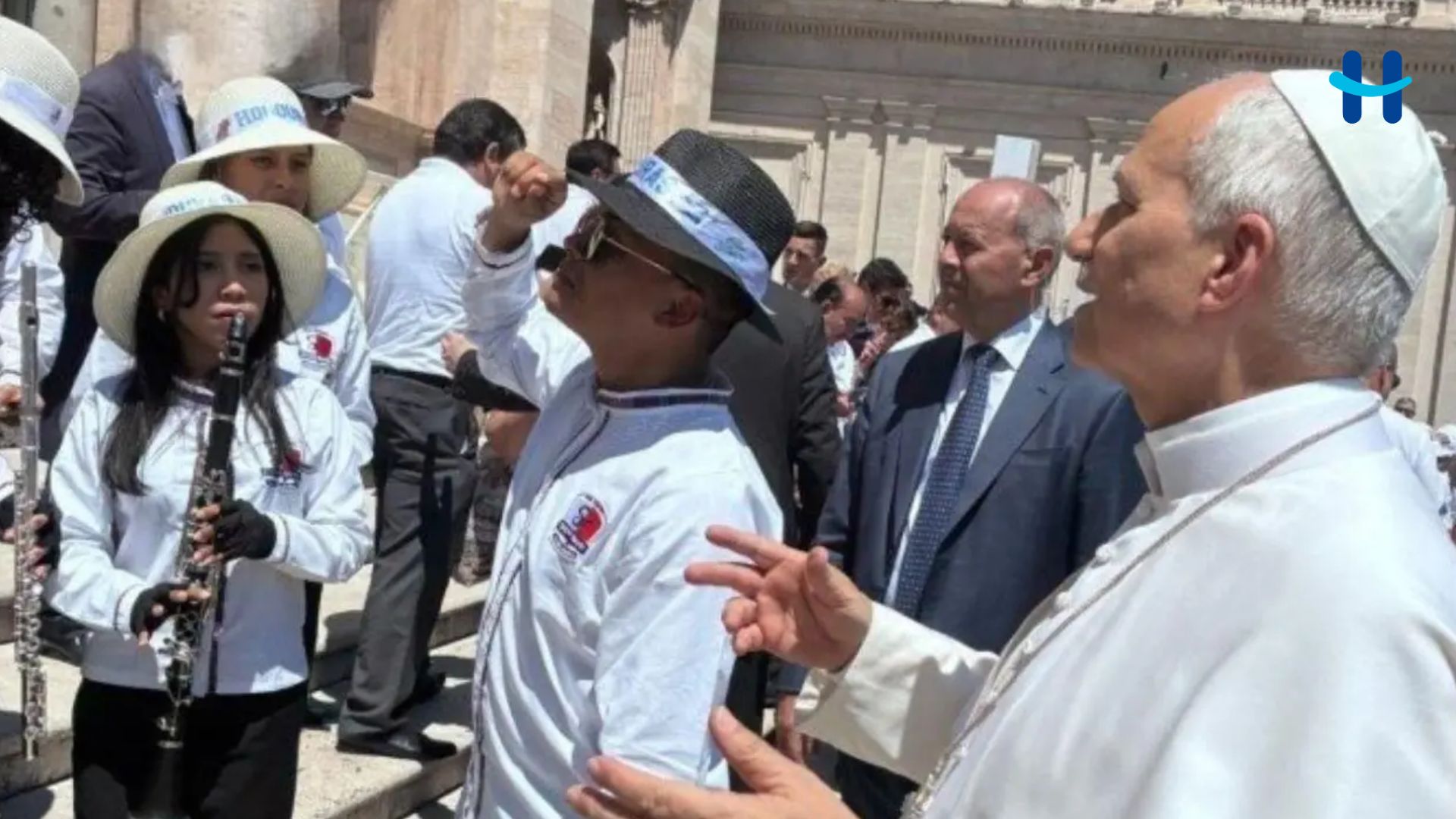 Banda San Isidro de La Ceiba representa a Honduras en El Vaticano