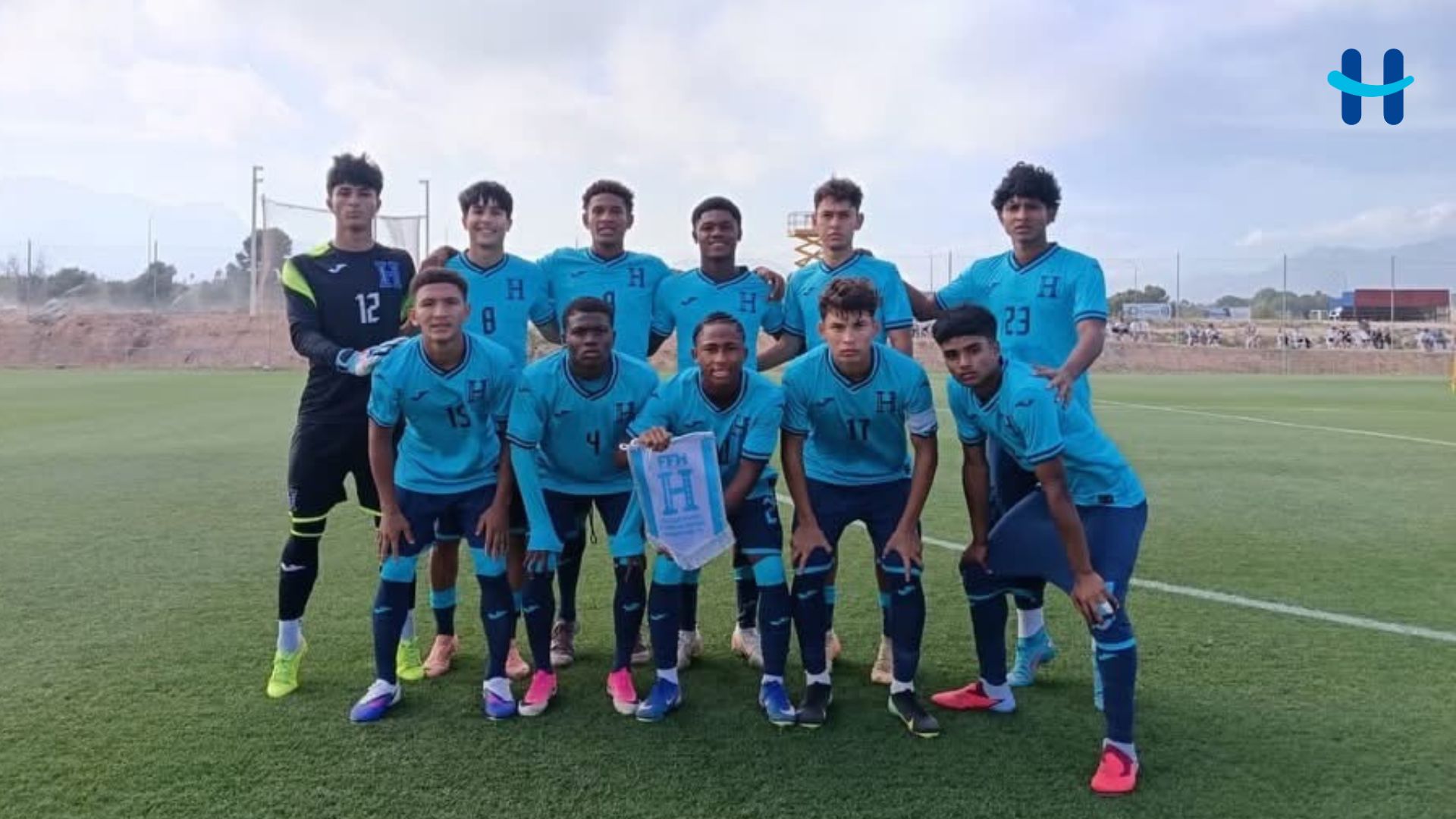 Honduras Sub-20 brilla en España con goleada ante UCAM Murcia CF