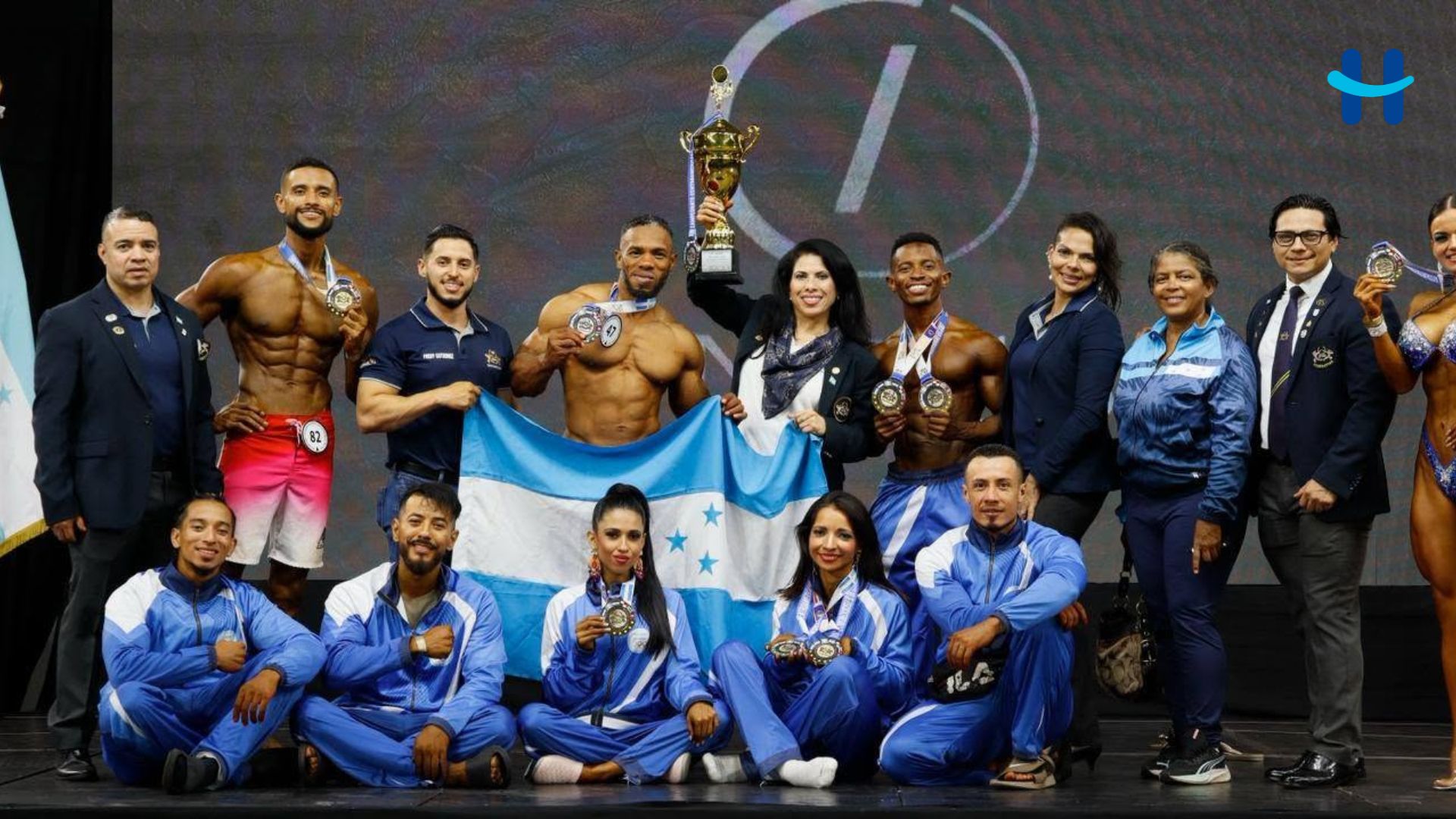 Honduras conquista seis oros en el Campeonato Centroamericano de Fisicoculturismo