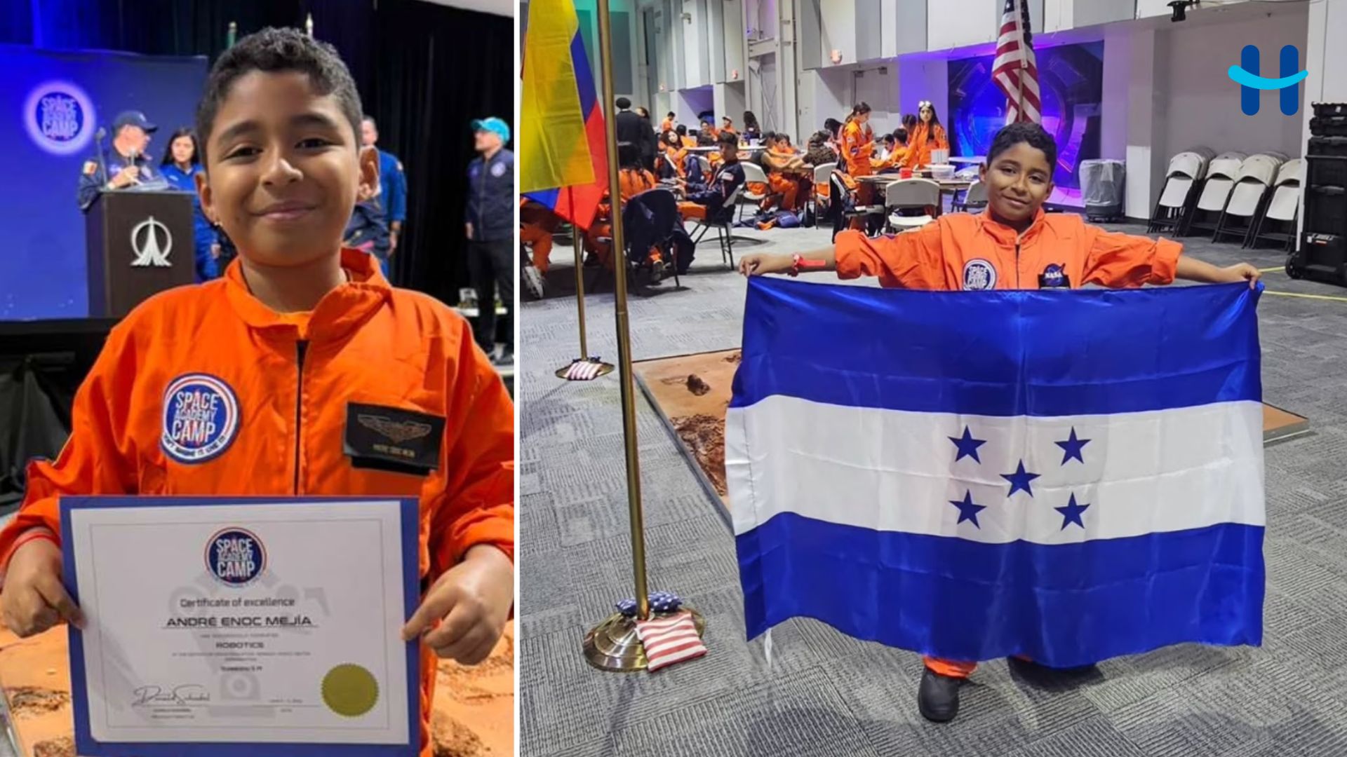André Enoc regresa de la NASA para inspirar a niños hondureños en la ciencia