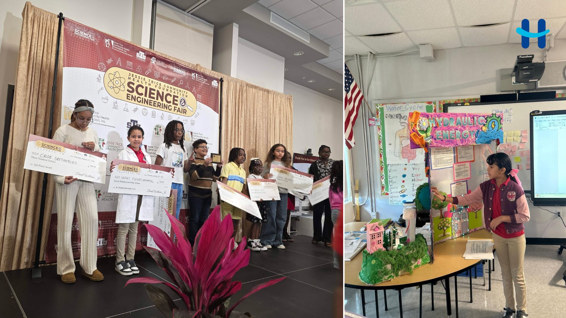 Niña hondureña gana premio especial en feria de ciencias en Miami