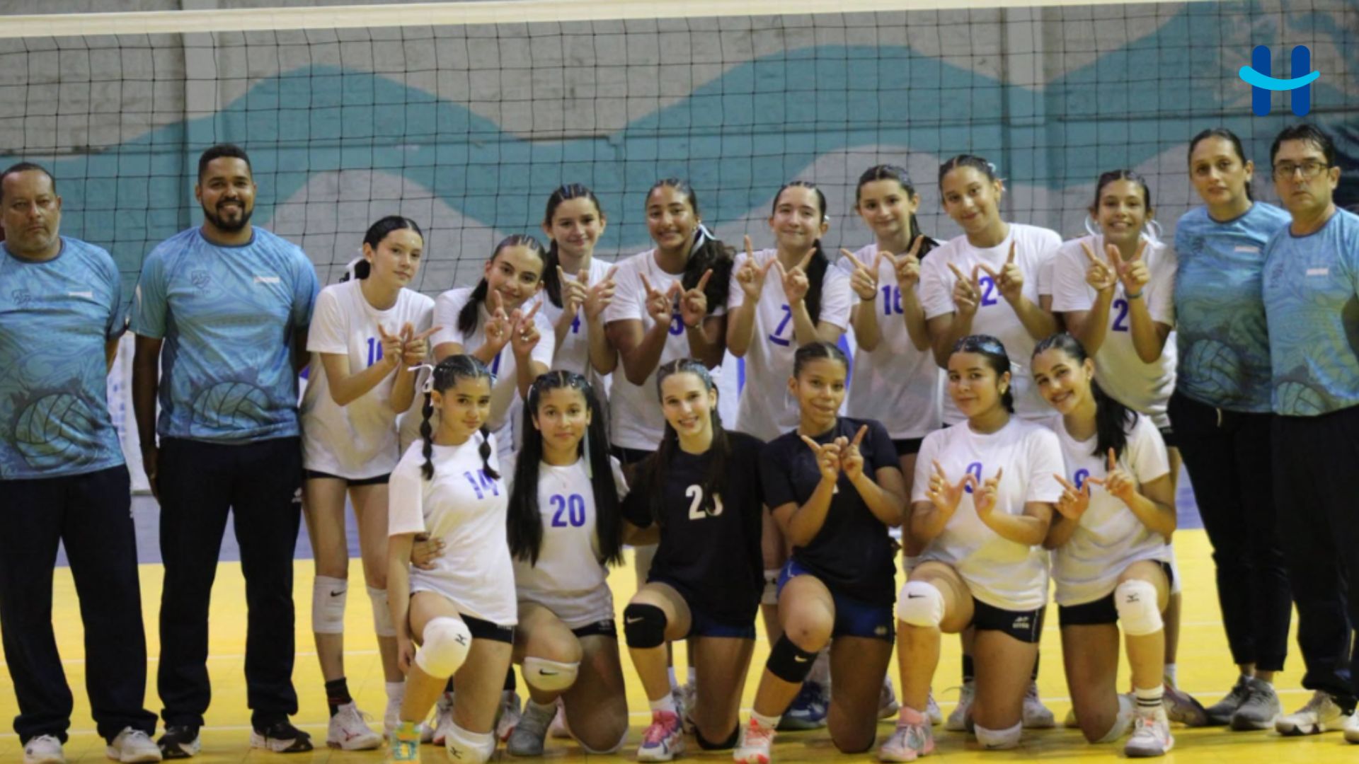 Selección Femenina Sub-17 de Honduras venció a Belice en vóleibol