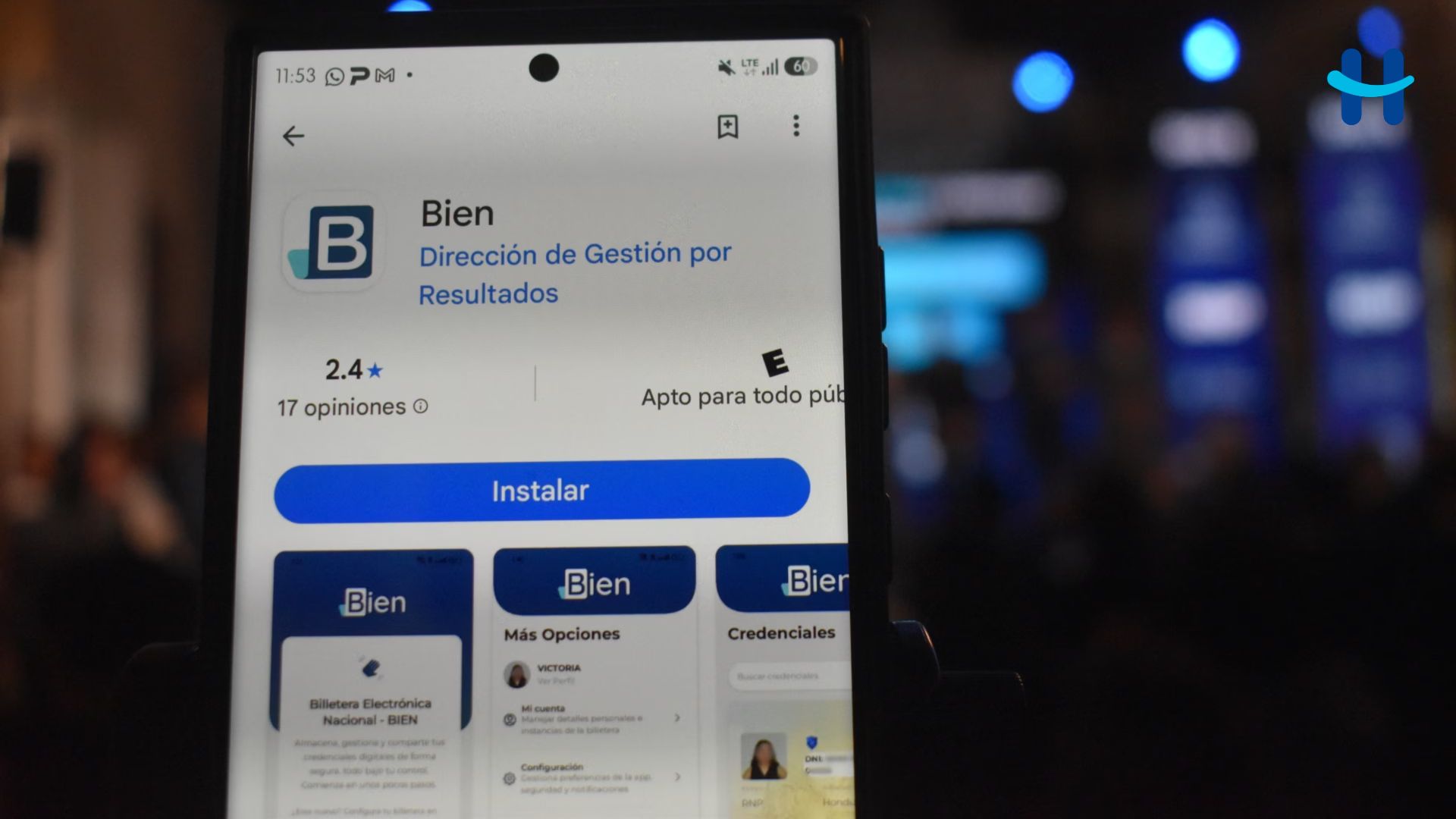 BIEN suma casi 100 mil descargas en su primera semana de funcionamiento