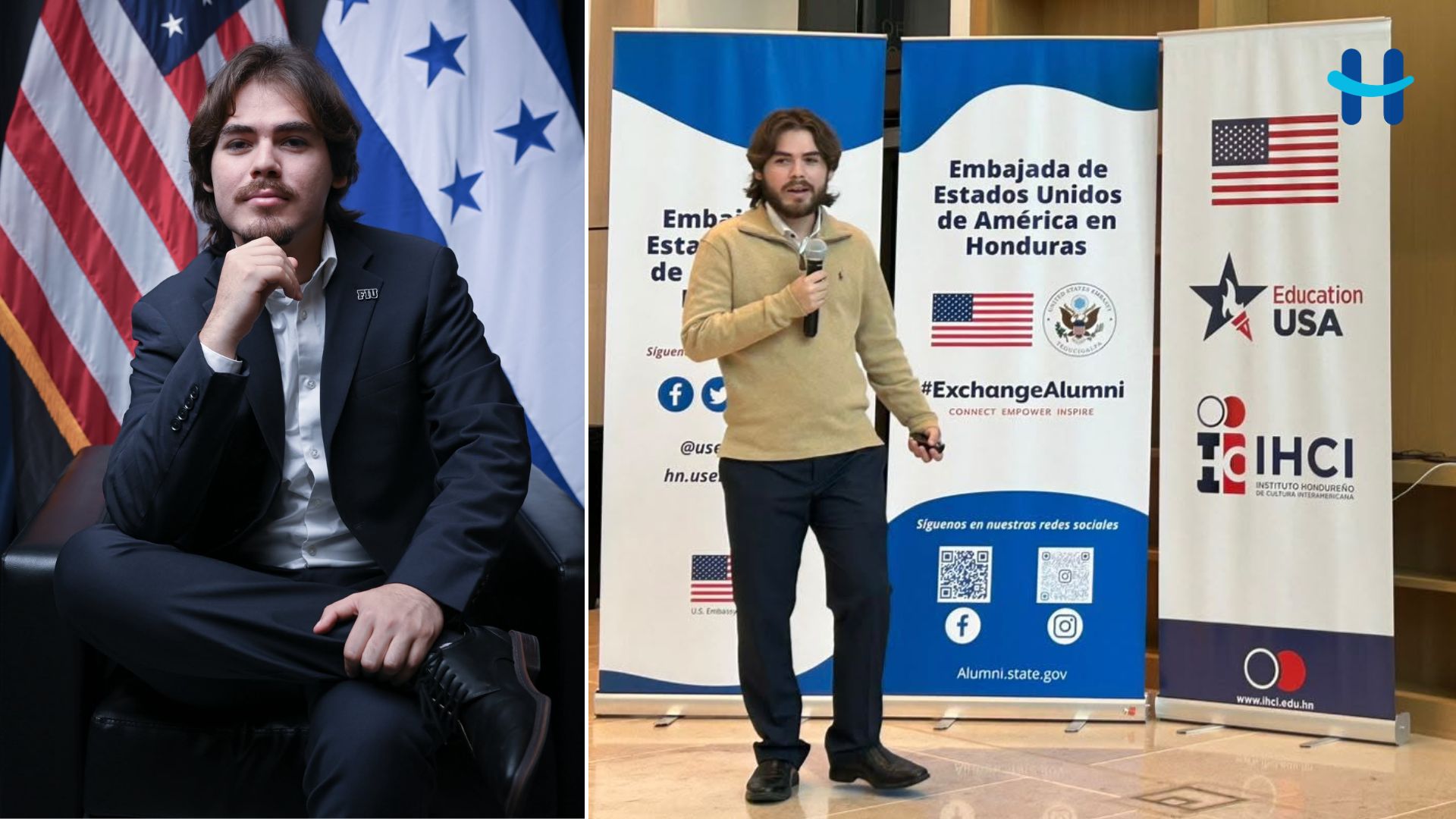 Joseph Rosales, el catracho-americano que es becario Fulbright en Honduras