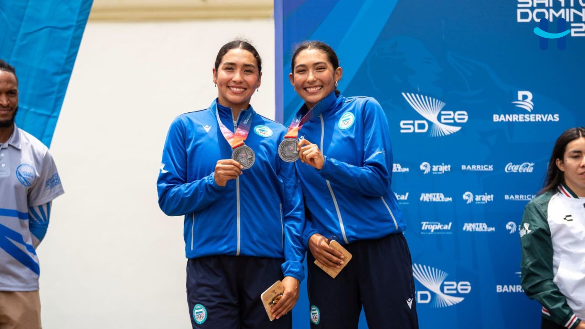 Hermanas Alcalá ganan plata para Honduras en Santo Domingo 2026