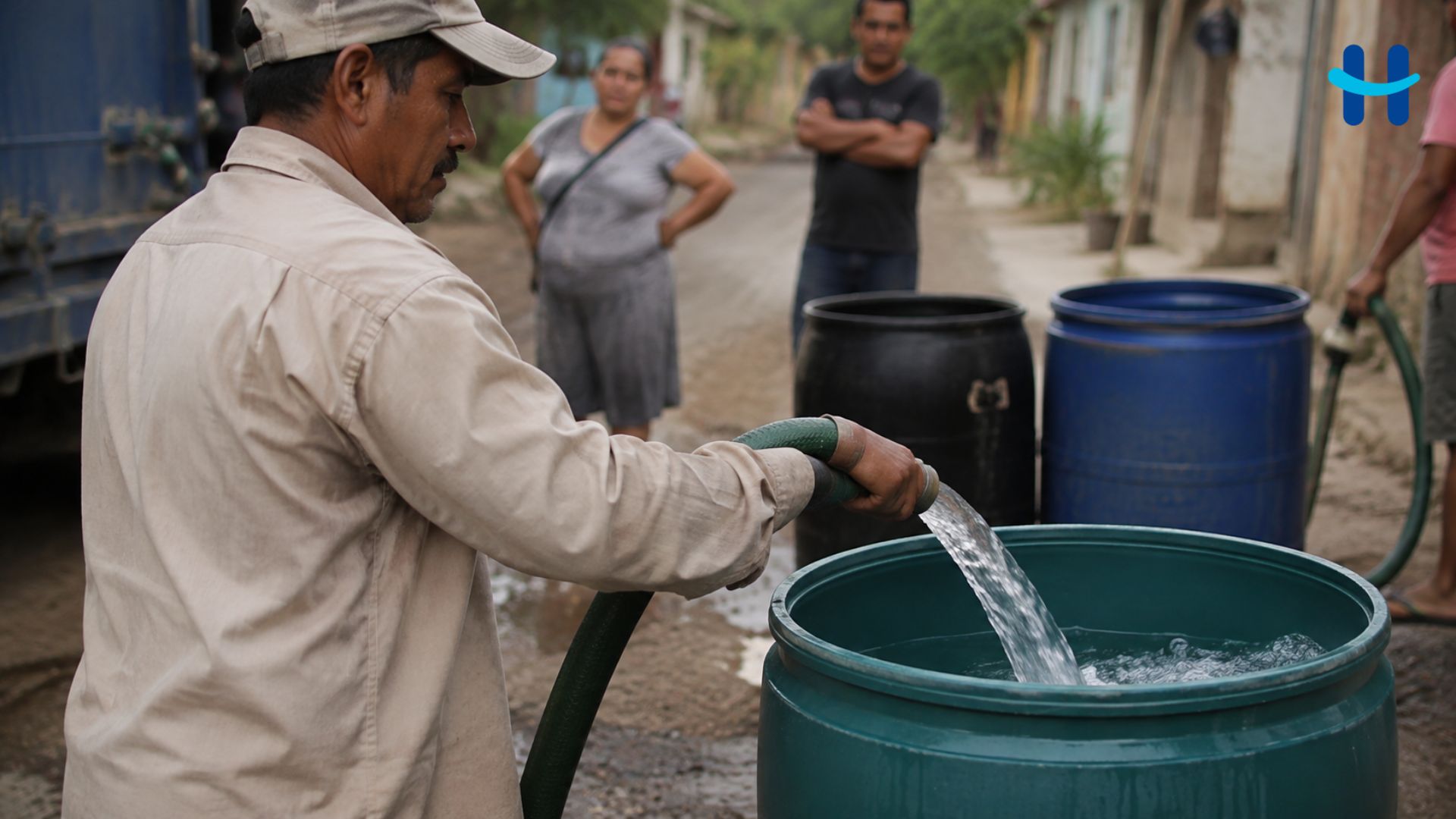 Más de 300 barrios reciben agua gratuita en la capital