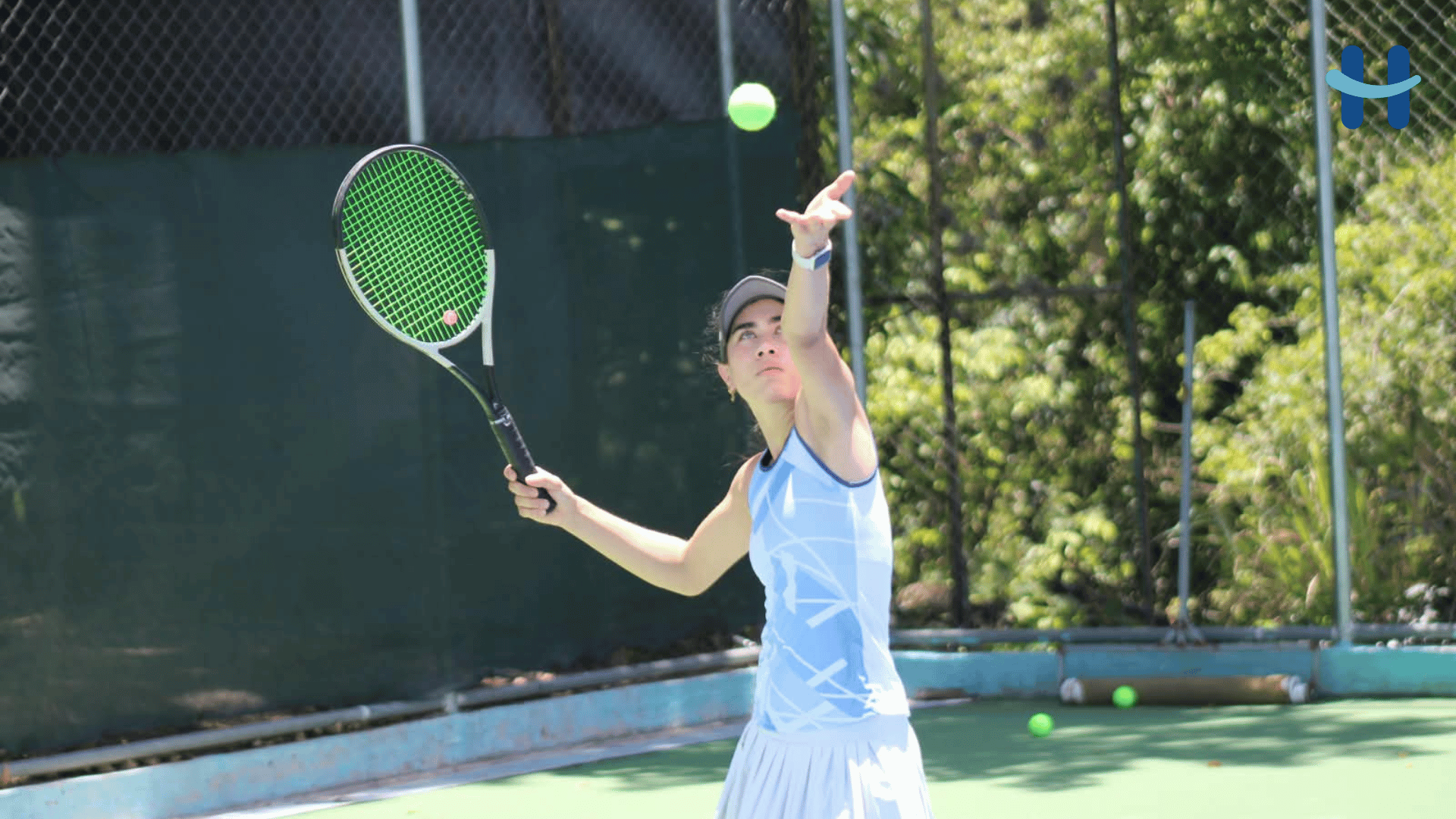 Marla Pinto disputa dos finales de tenis en el CODICADER 2026