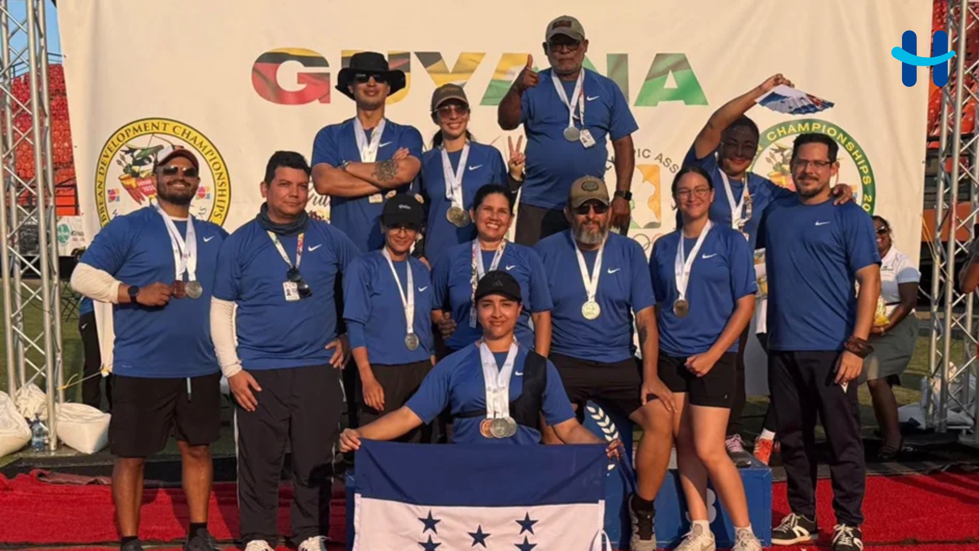 Honduras conquista 15 medallas en tiro con arco en Guyana